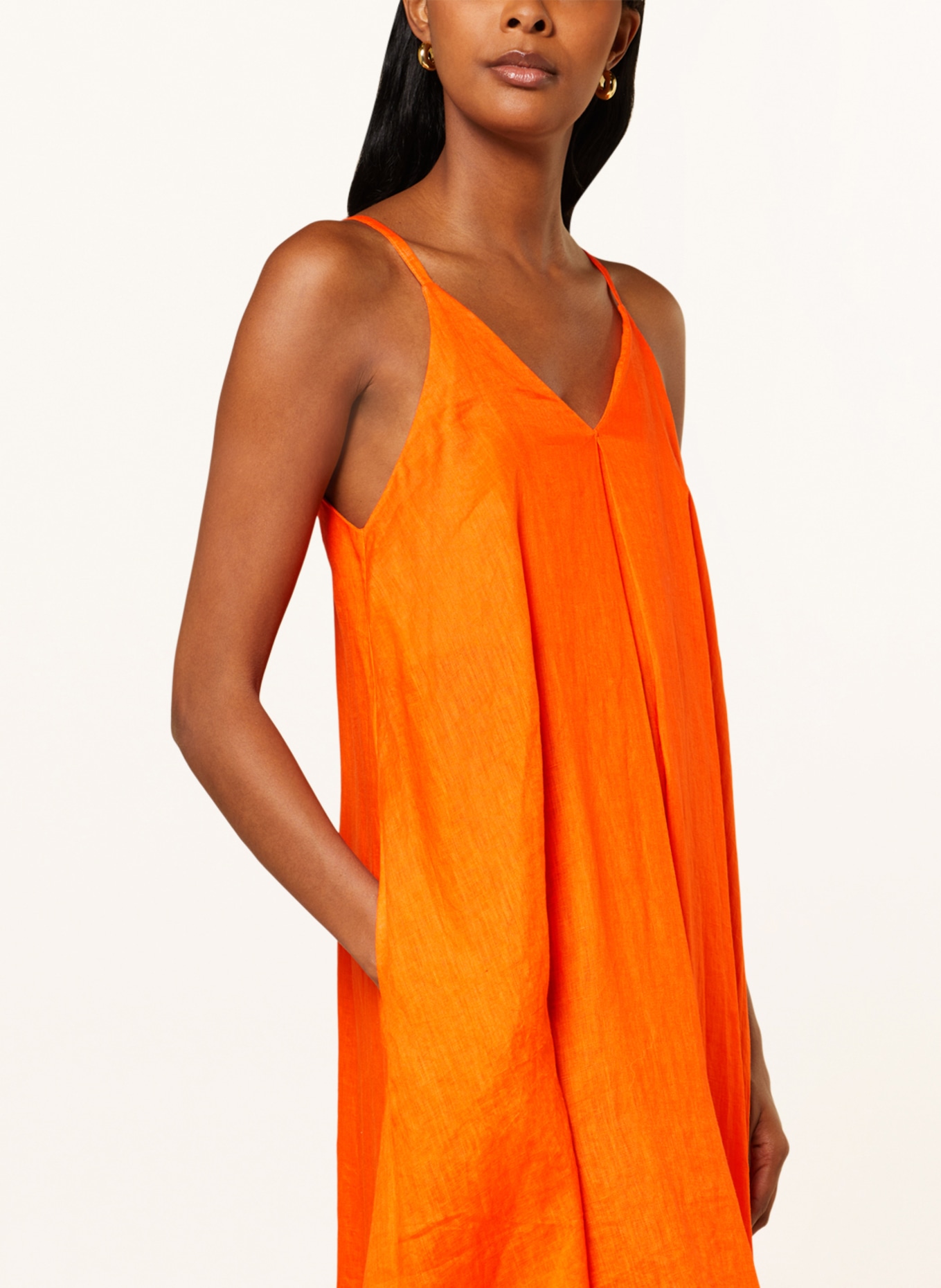 COS Linen dress, Color: ORANGE (Image 4)