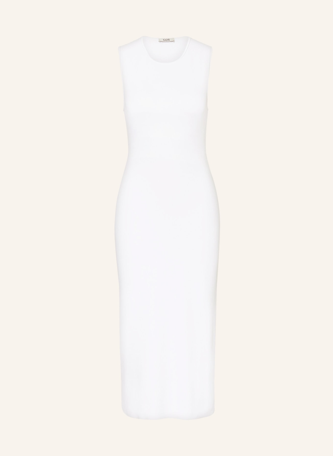 COS Jerseykleid, Farbe: WEISS (Bild 1)
