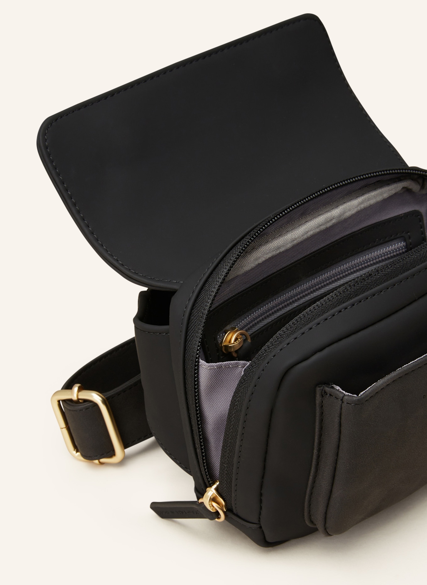 KAPTEN & SON Waist bag VISBY, Color: BLACK (Image 3)