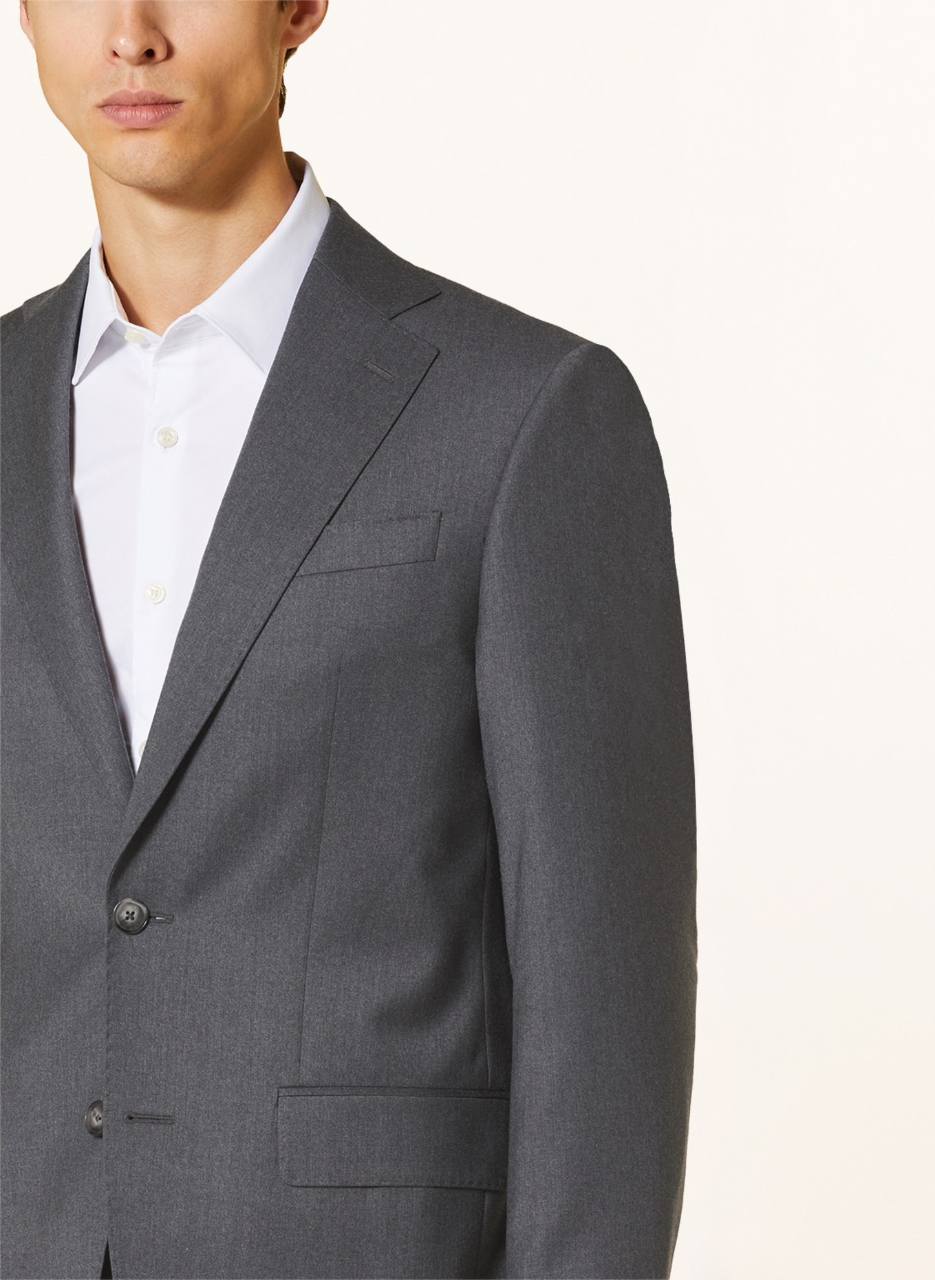 SAND COPENHAGEN Oblekové sako STAR NAPOLI Modern Fit, Barva: 170 Light Grey (Obrázek 5)