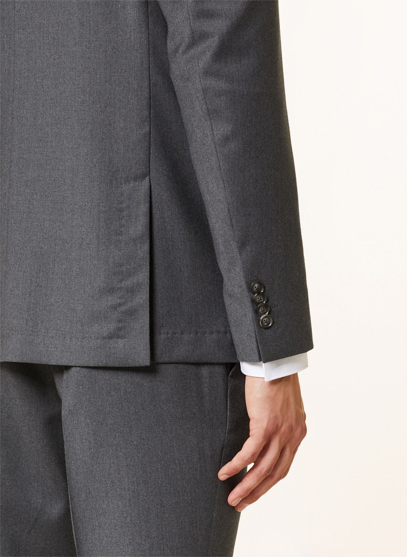 SAND COPENHAGEN Oblekové sako STAR NAPOLI Modern Fit, Barva: 170 Light Grey (Obrázek 6)