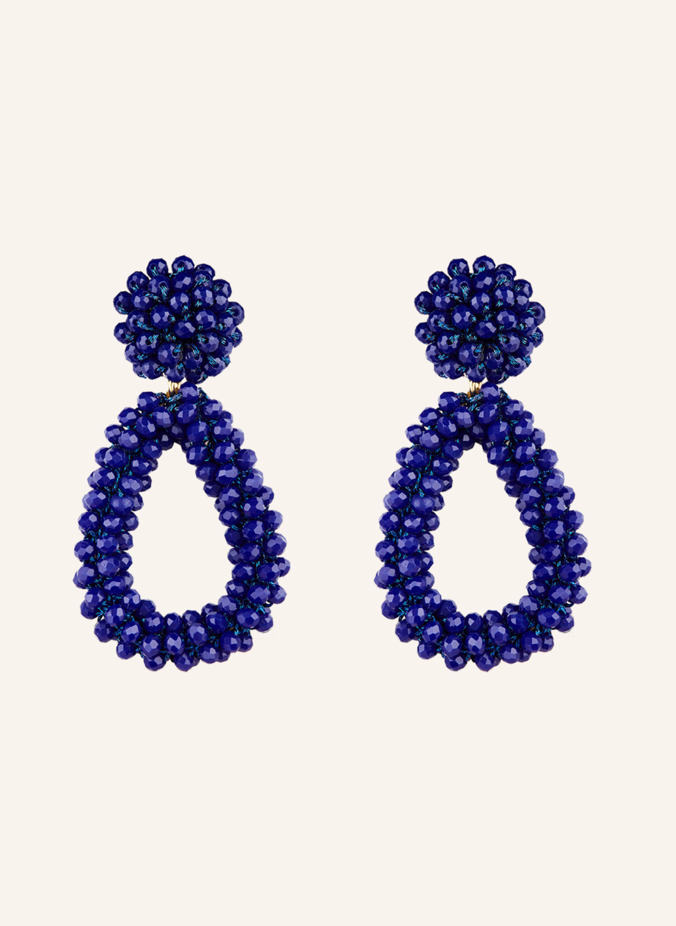 Seenberg Dangle earrings, Color: BLUE (Image 1)