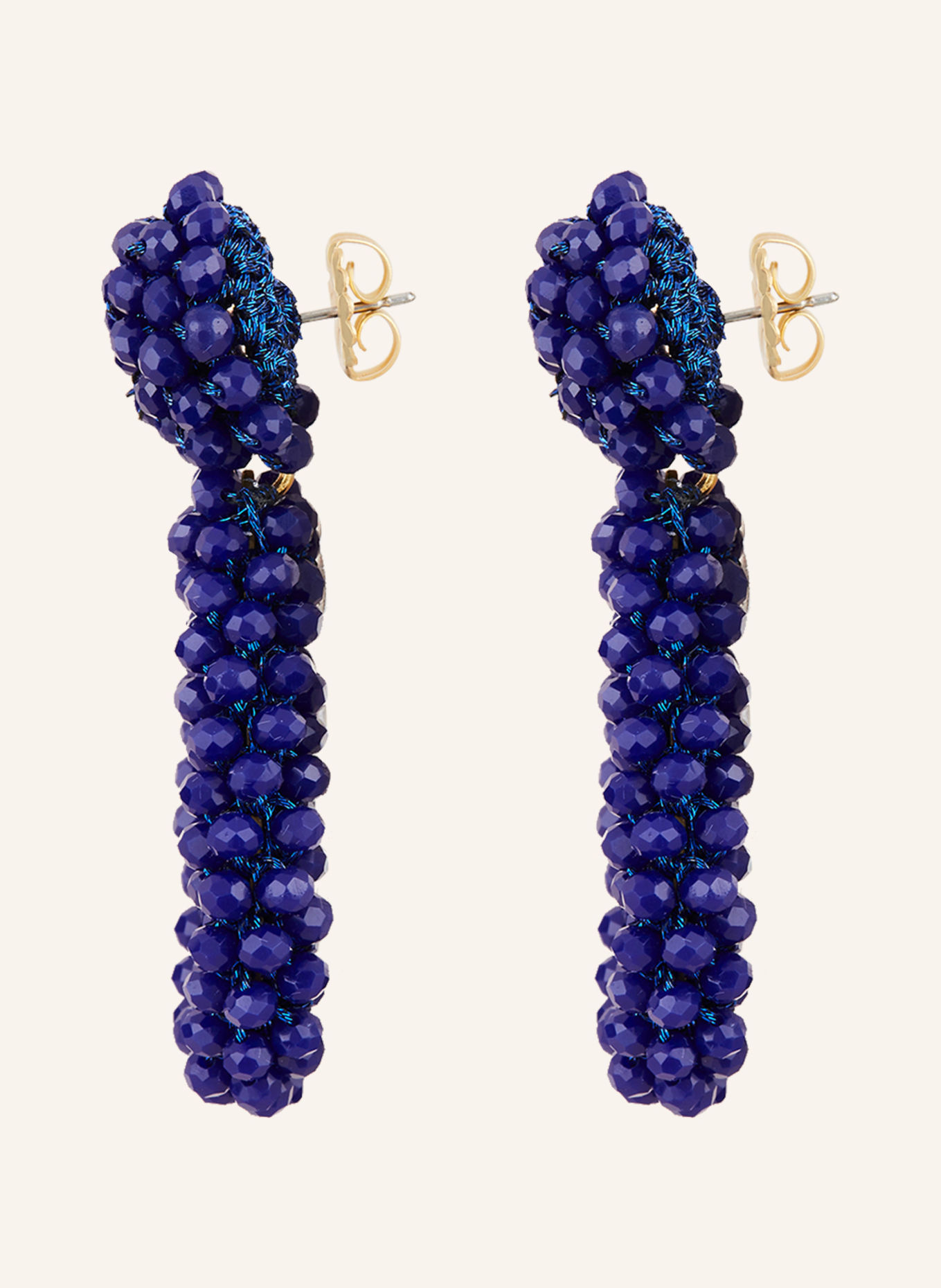 Seenberg Dangle earrings, Color: BLUE (Image 2)
