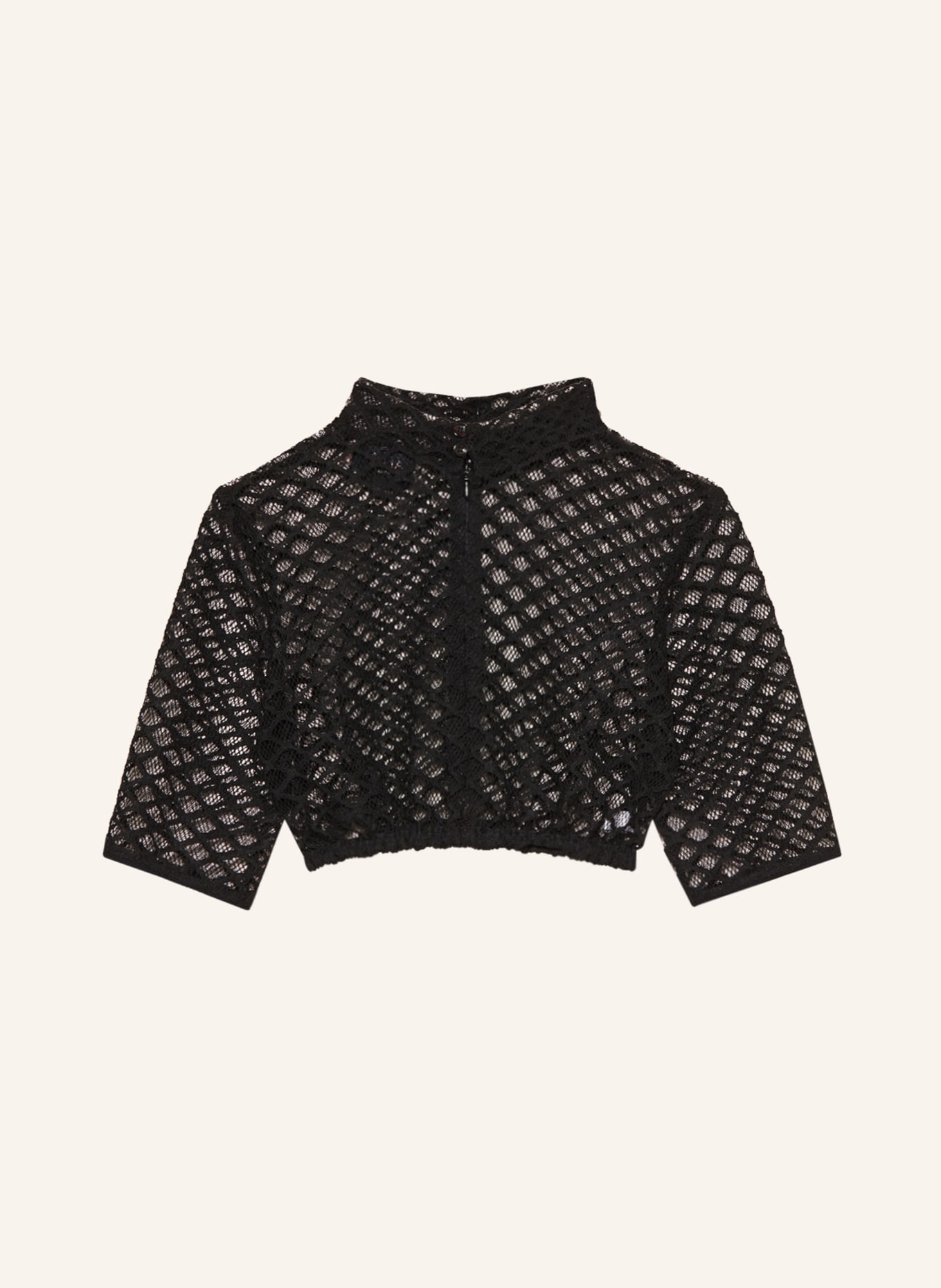 ALISSA BY KINGA MATHE Dirndl blouse INGA made of lace, Color: BLACK (Image 2)