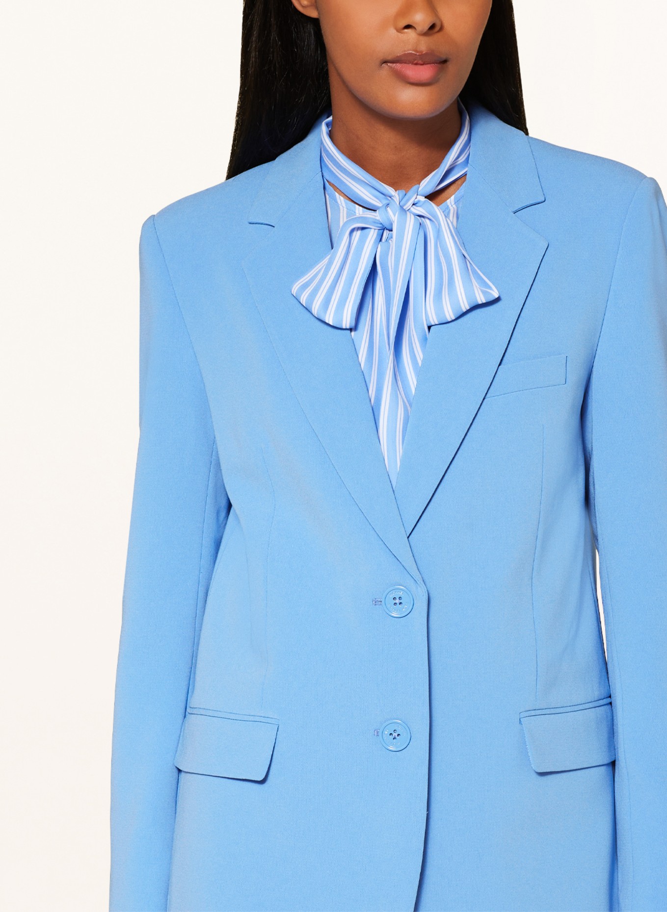 MICHAEL KORS Oversized blazer, Color: LIGHT BLUE (Image 4)