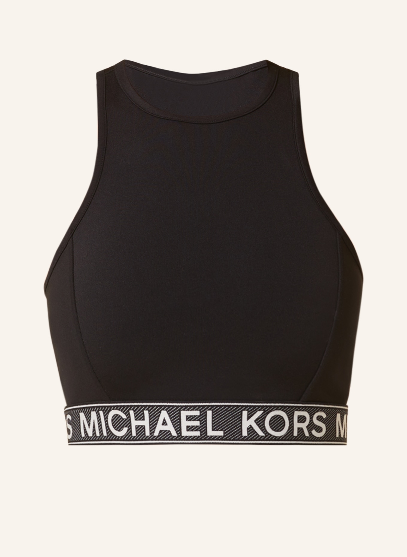 MICHAEL KORS Cropped-Top, Farbe: SCHWARZ (Bild 1)