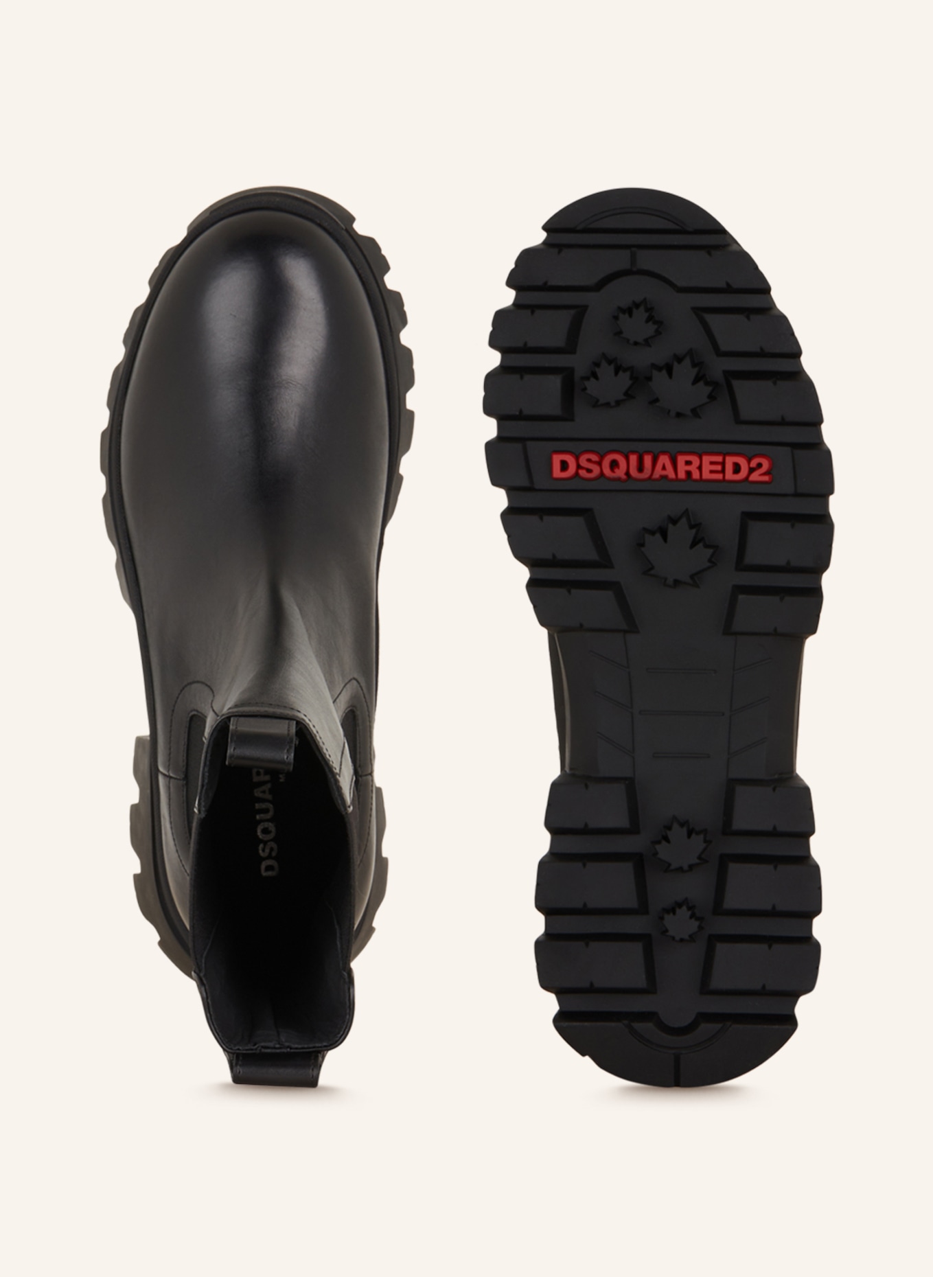 DSQUARED2 Chelsea boots, Color: BLACK (Image 5)