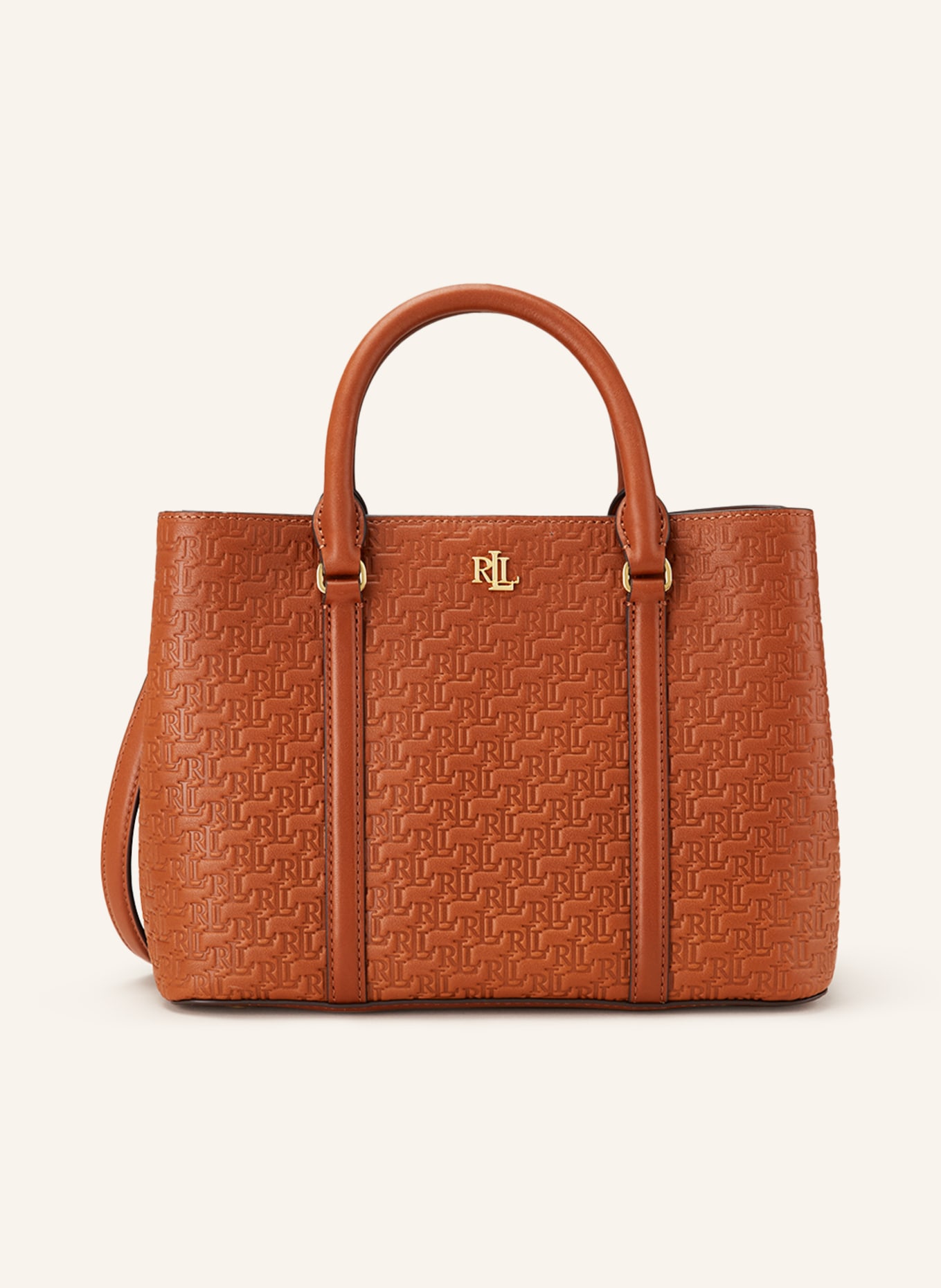 Ralph lauren 2025 cognac handbag