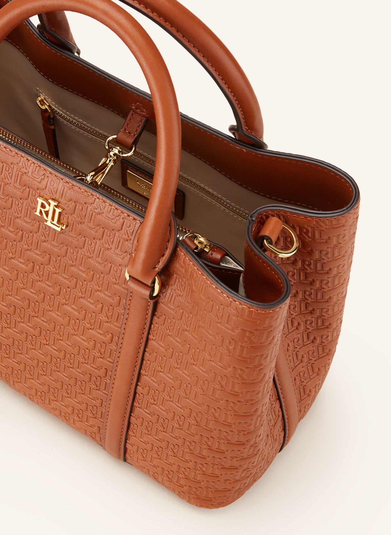 Ralph lauren laine satchel top