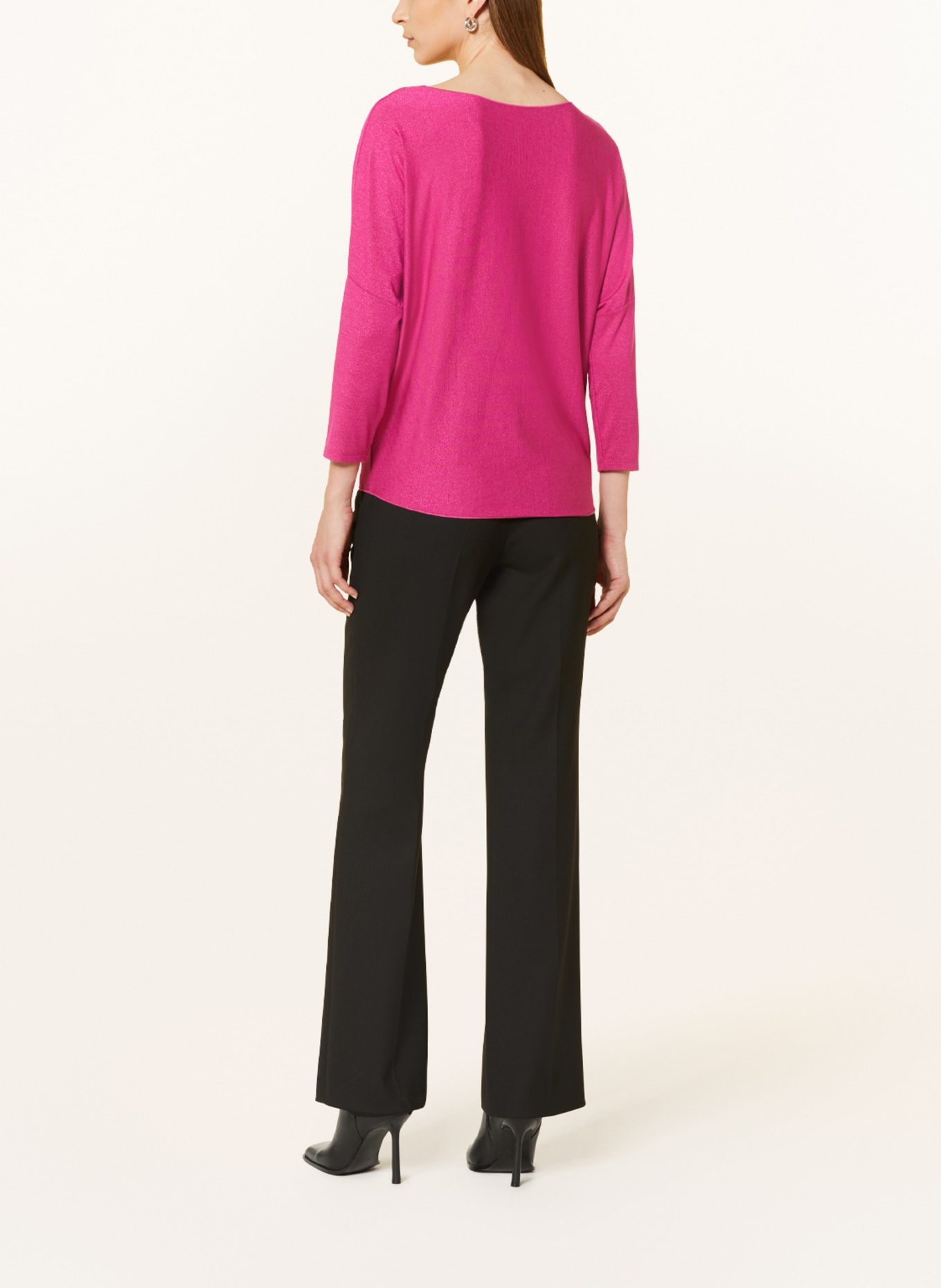 darling harbour Longsleeve mit Glitzergarn: PINK