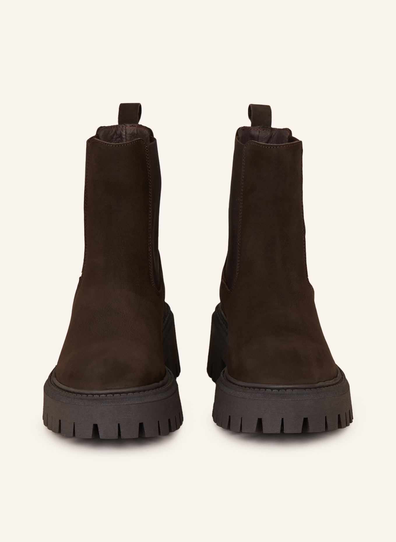 MRS & HUGS Chelsea-Boots, Farbe: DUNKELBRAUN (Bild 3)