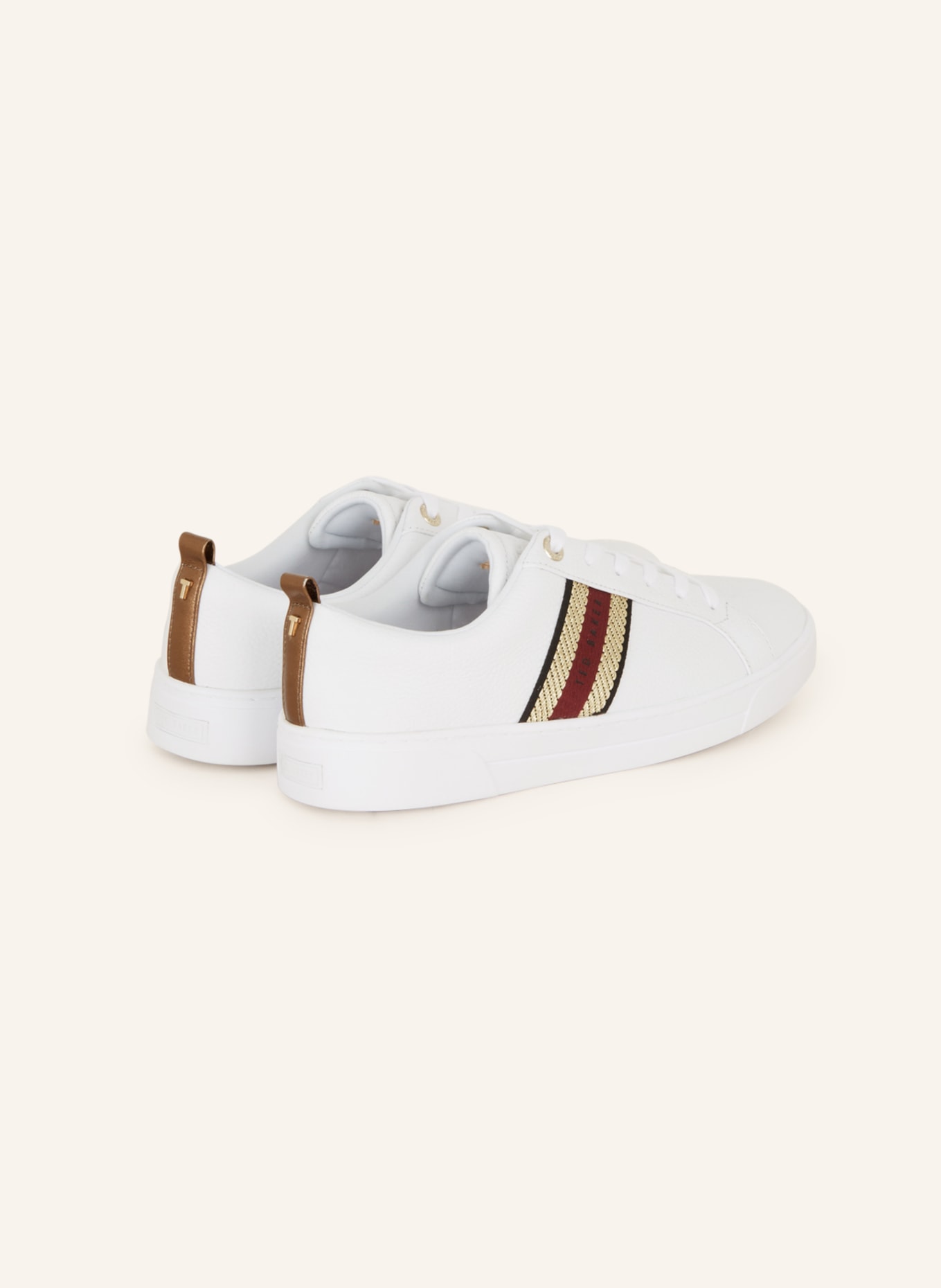 TED BAKER Sneakers BAILY, Color: WHITE/ BLACK/ DARK RED (Image 2)