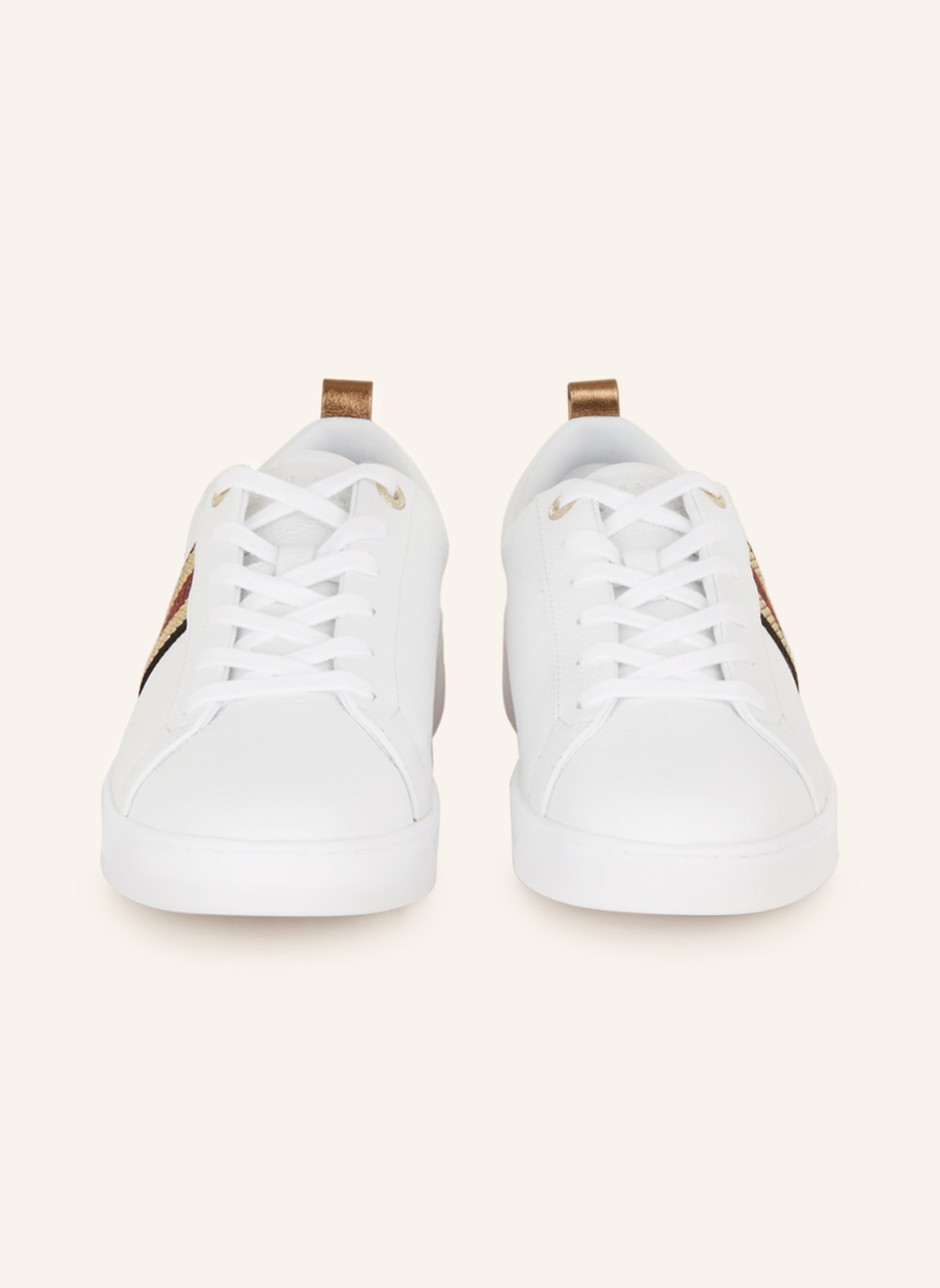 TED BAKER Sneakers BAILY, Color: WHITE/ BLACK/ DARK RED (Image 3)