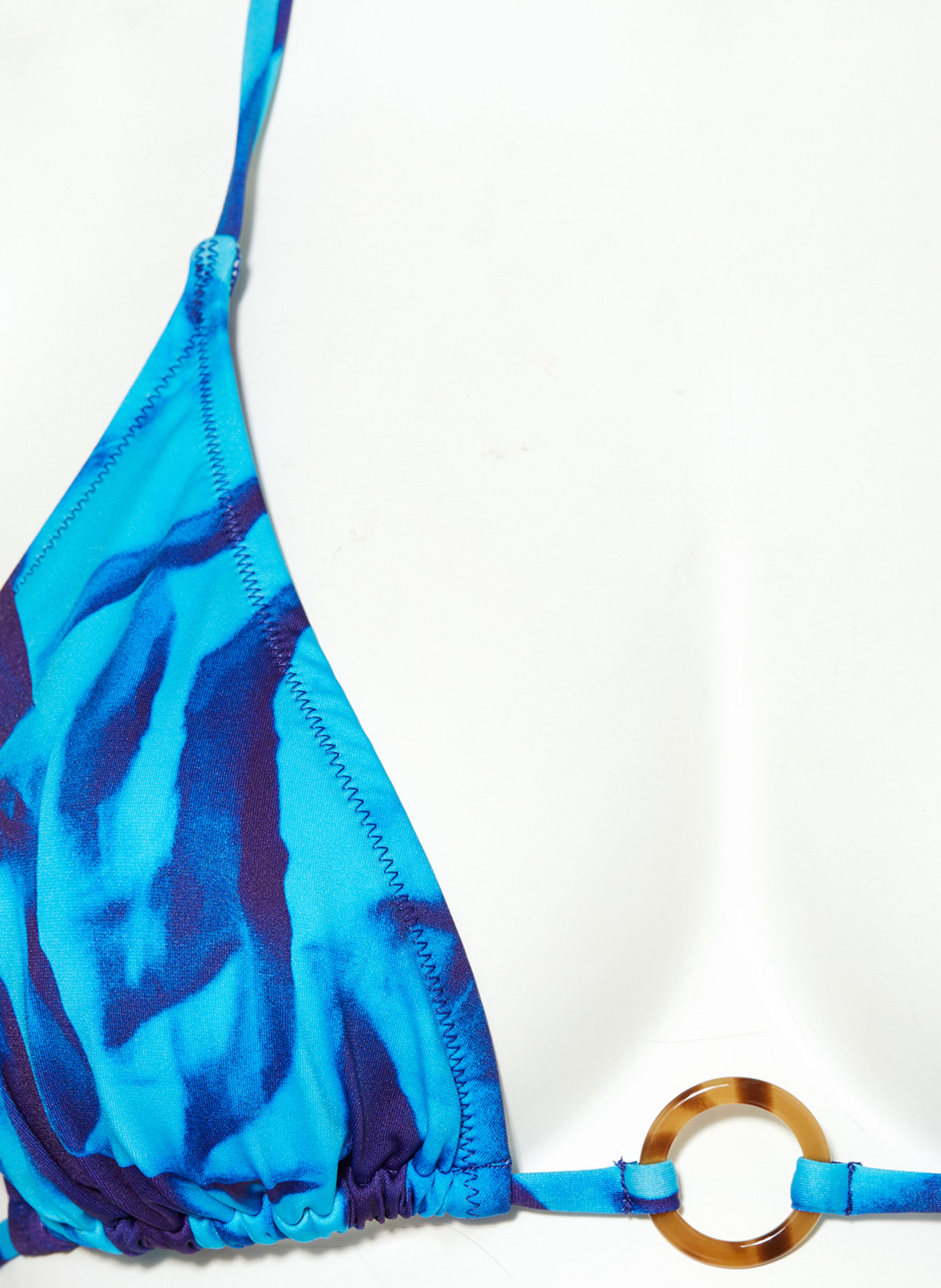 VILEBREQUIN Góra od bikini trójkątnego FOU, Kolor: TURKUSOWY/ NIEBIESKI (Obrazek 4)