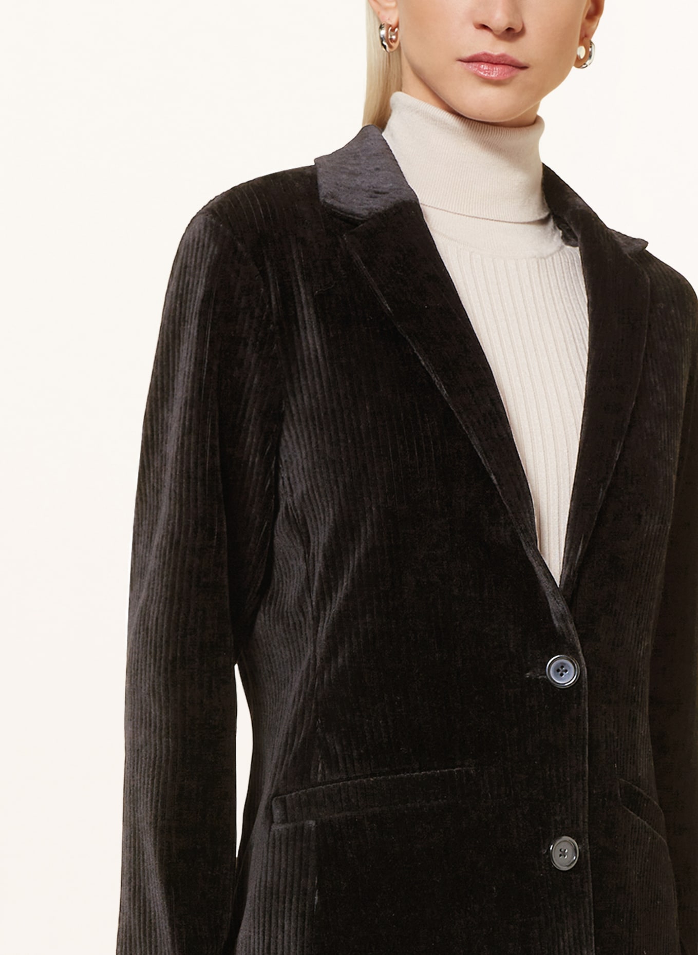 Marc O'Polo Corduroy blazer, Color: BLACK (Image 4)