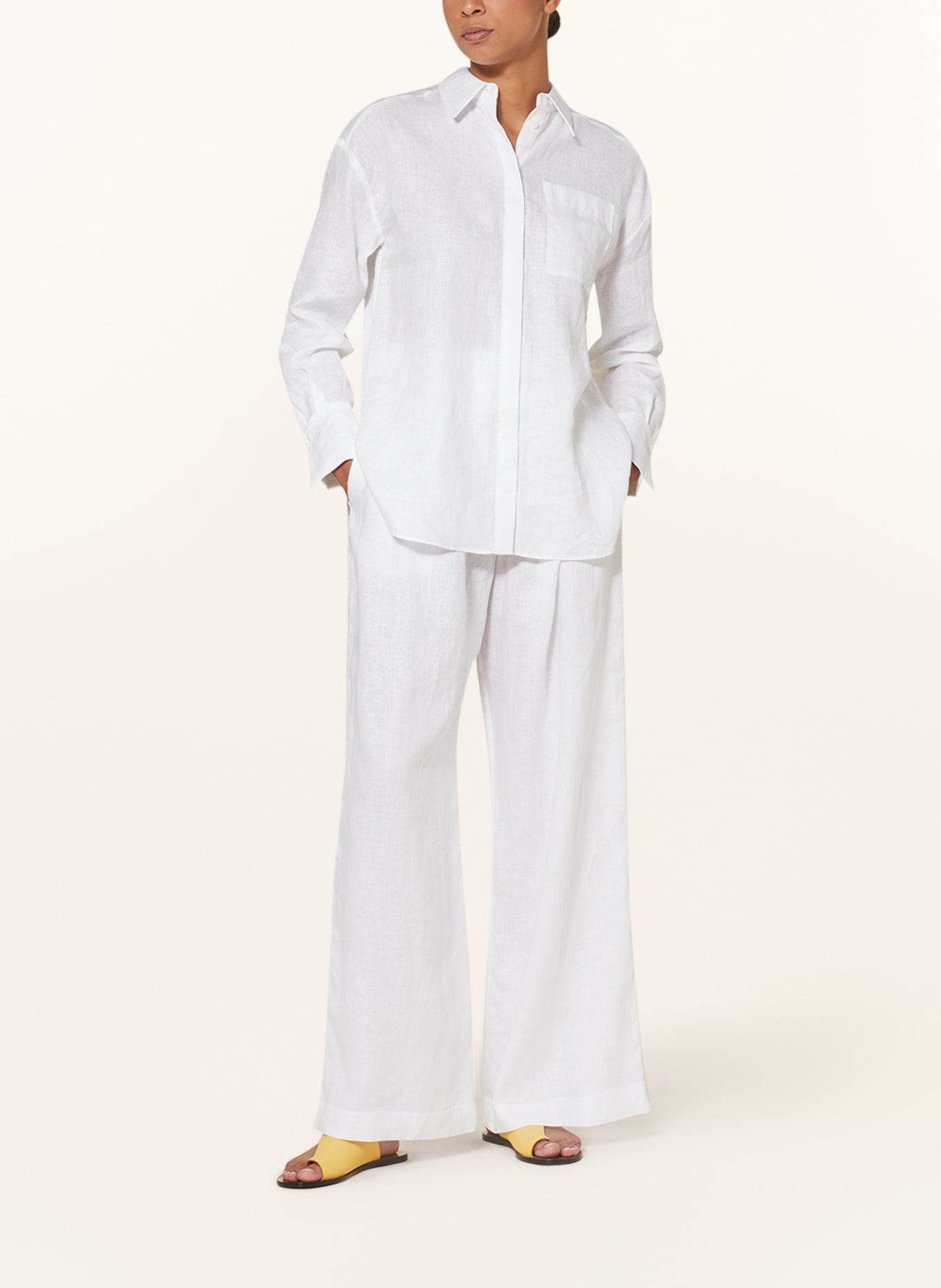 TED BAKER Hemdbluse DORAHH aus Leinen, Farbe: WHITE WHITE (Bild 2)
