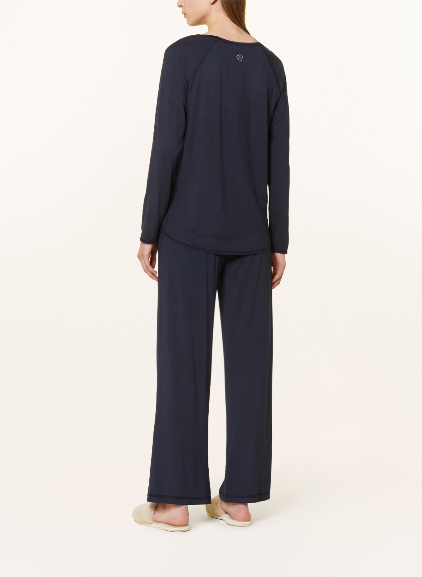 CALIDA Koszulka od piżamy DEEPSLEEPWEAR BALANCING, Kolor: GRANATOWY (Obrazek 3)