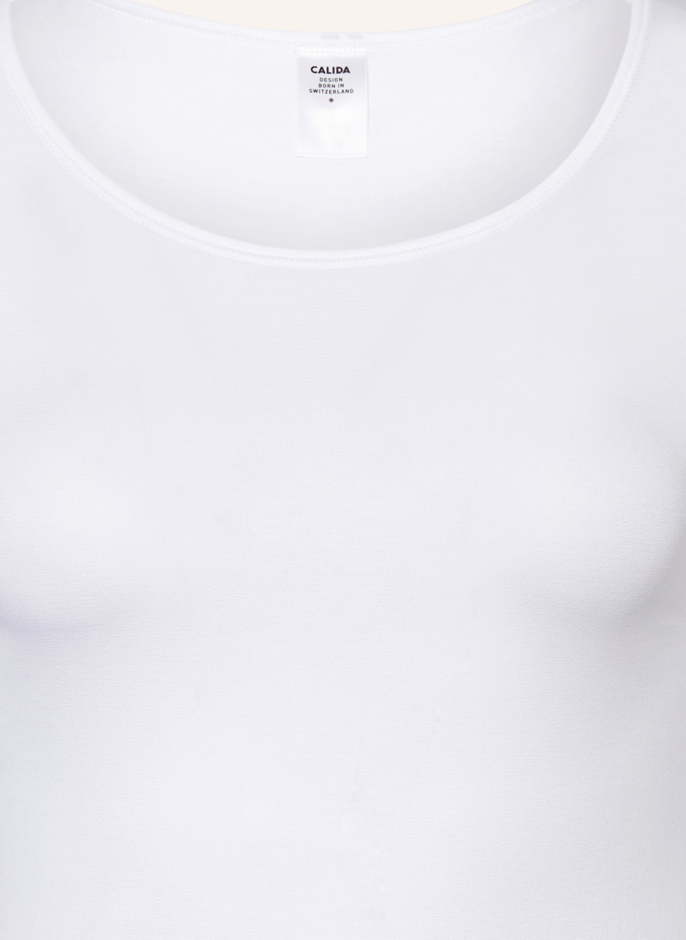 CALIDA Koszulka z długim rękawem NATURAL COMFORT, Kolor: BIAŁY (Obrazek 3)