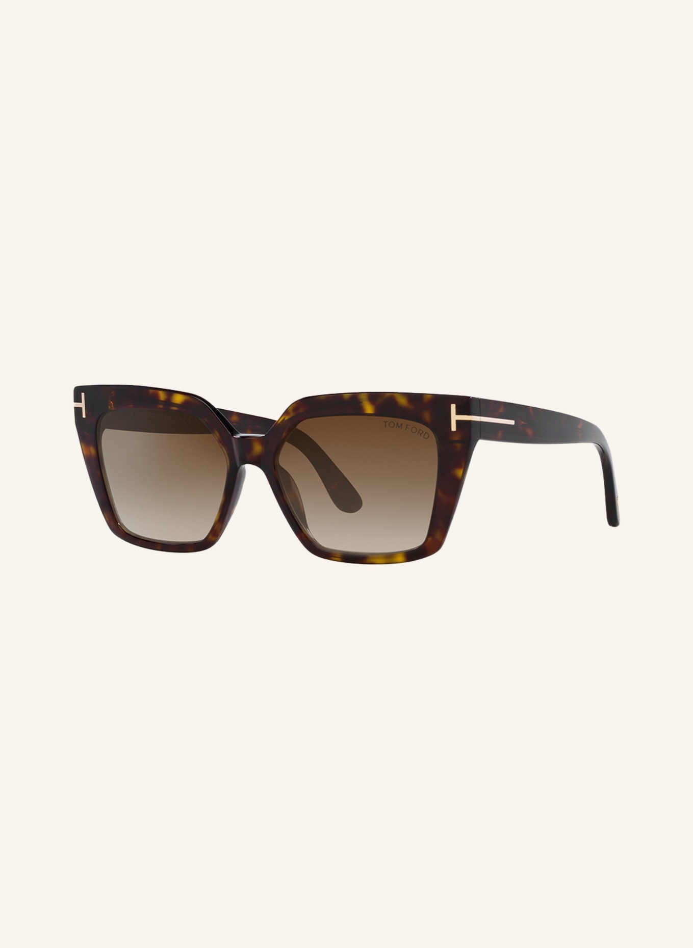 TOM FORD Zonnebril TR001637 WINONA: 4400D4 - HAVANA/ BRUIN VERLOOP