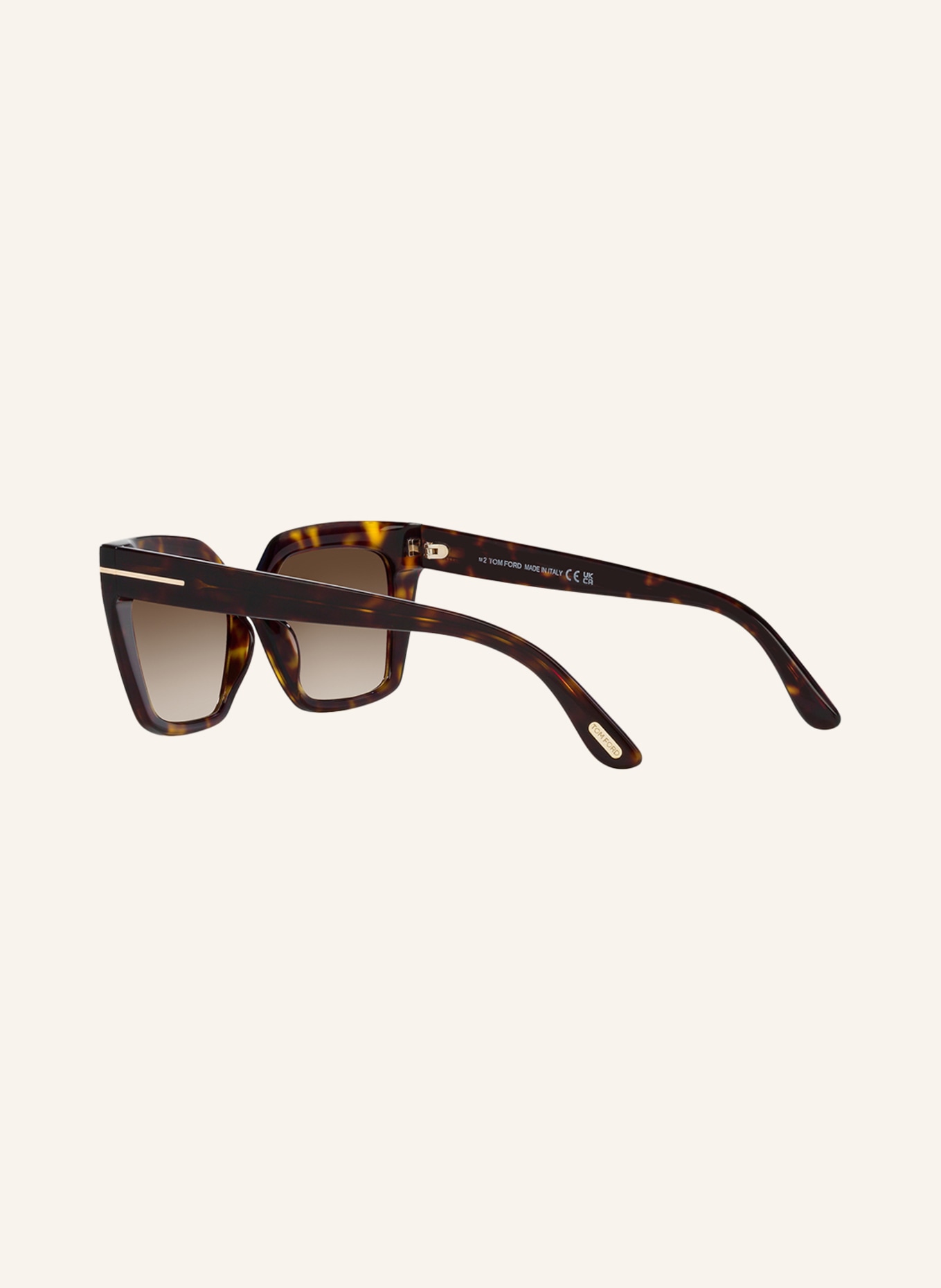 TOM FORD Zonnebril TR001637 WINONA: 4400D4 - HAVANA/ BRUIN VERLOOP