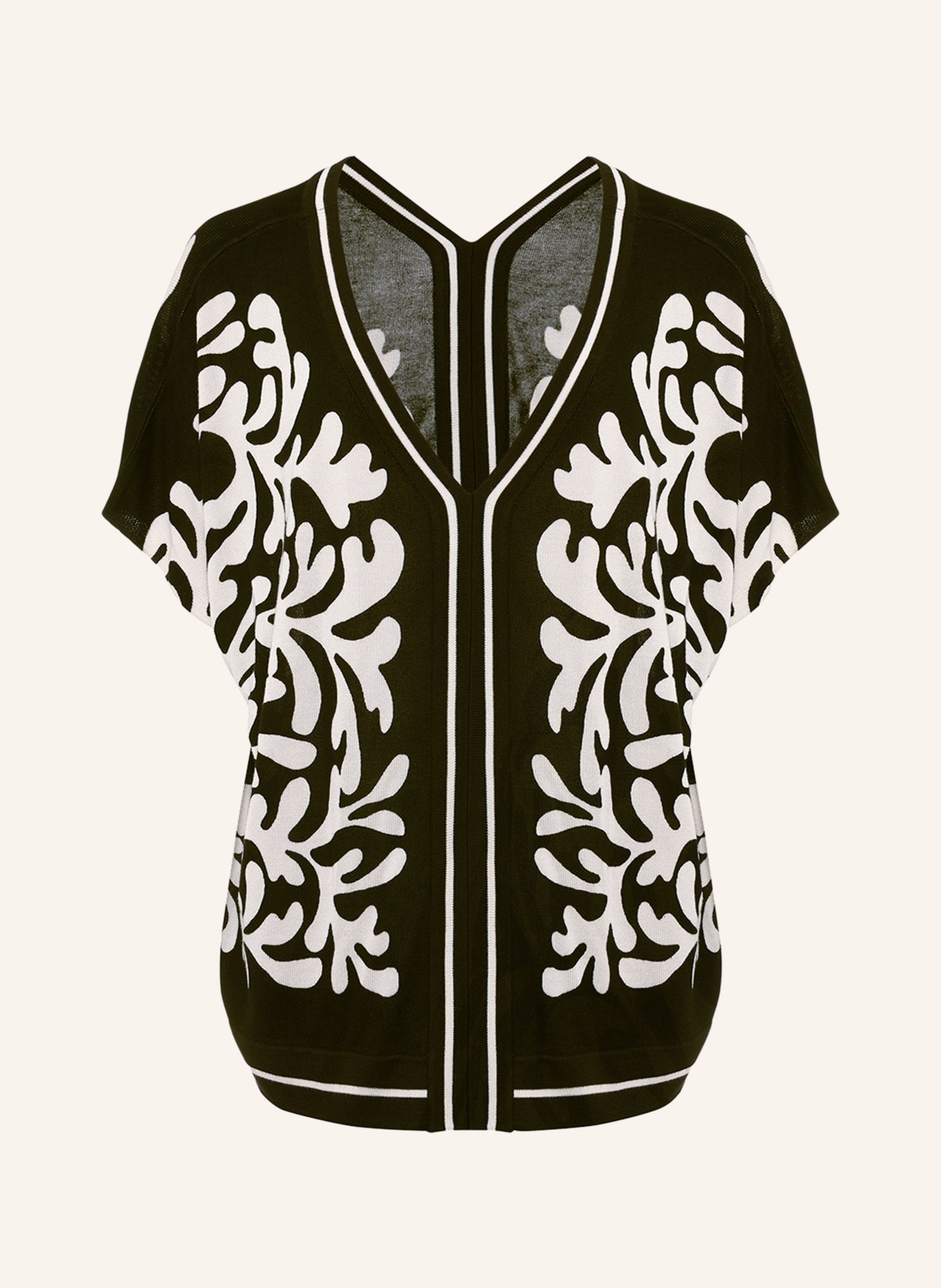 Phase Eight Knit shirt NATALIE, Color: BLACK/ WHITE (Image 1)