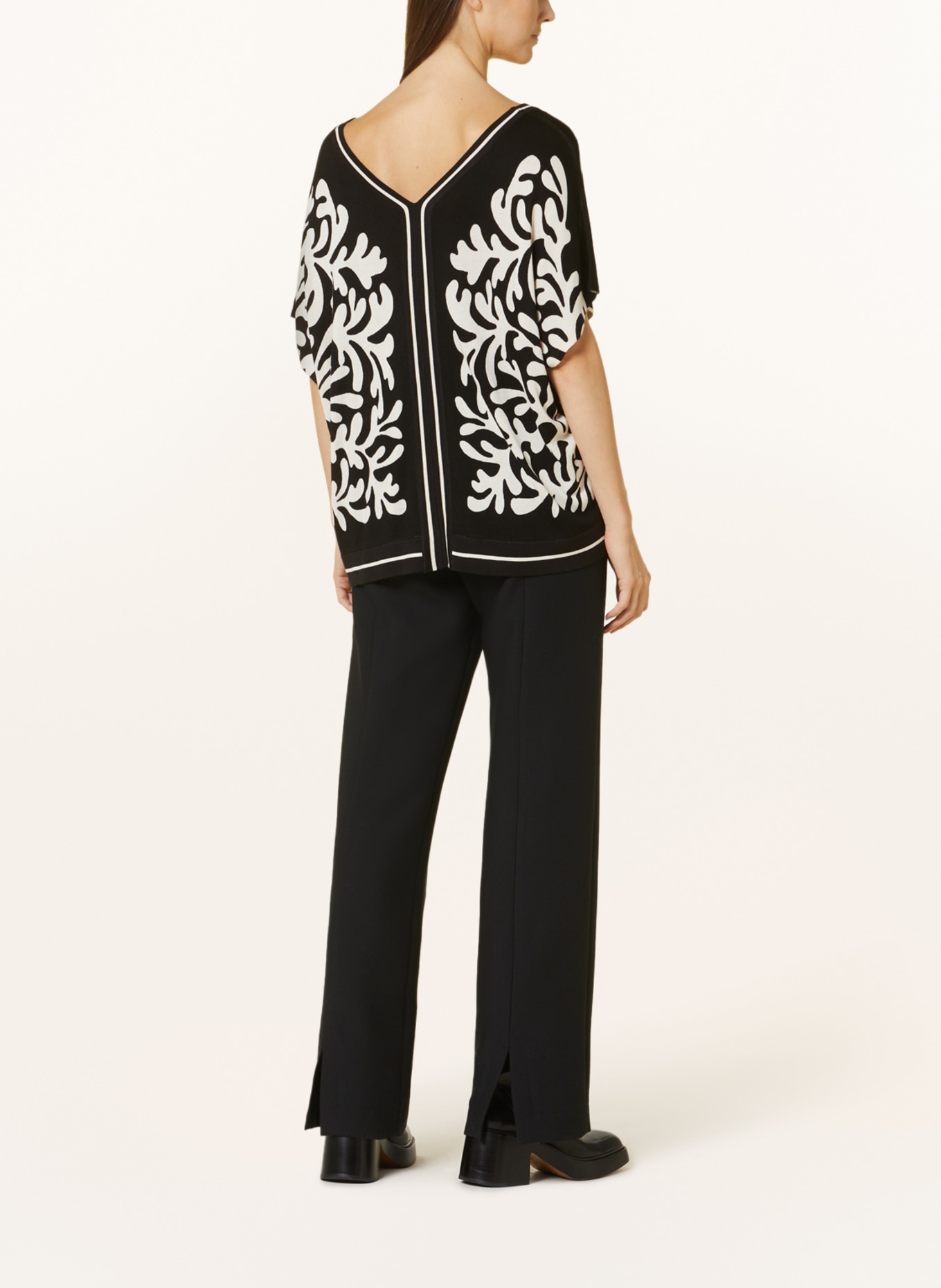 Phase Eight Knit shirt NATALIE, Color: BLACK/ WHITE (Image 3)
