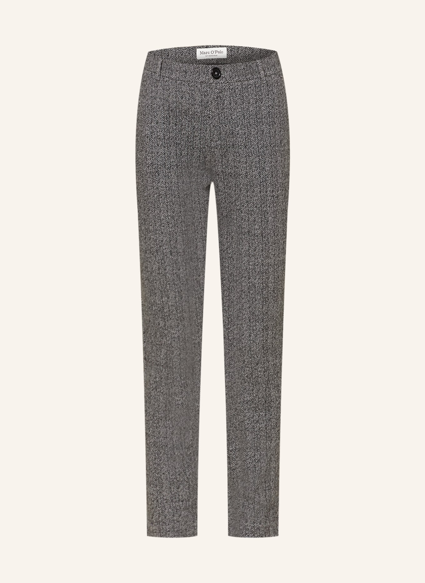 Marc O'Polo Jersey pants, Color: BLACK/ WHITE (Image 1)