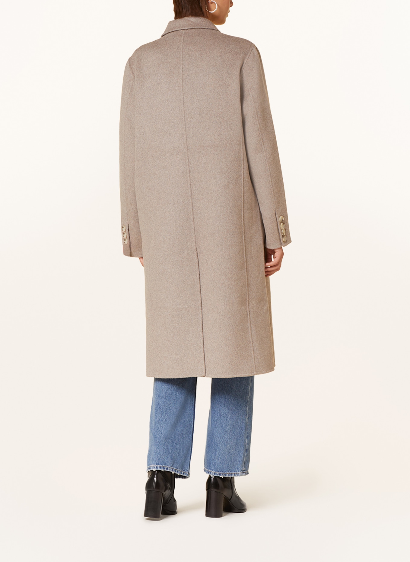 MEOTINE Wool coat MILES, Color: BEIGE (Image 3)