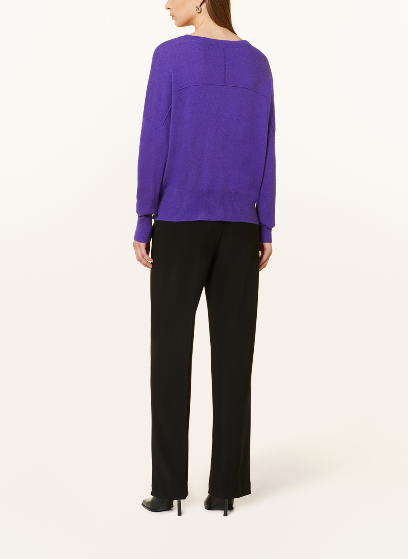 360CASHMERE Cashmere sweater CAMILLE, Color: PURPLE (Image 3)