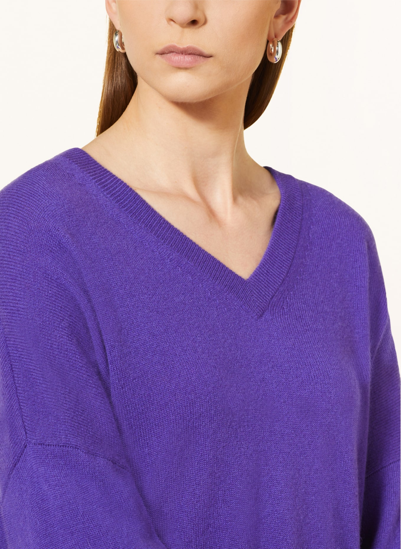 360CASHMERE Cashmere sweater CAMILLE, Color: PURPLE (Image 4)