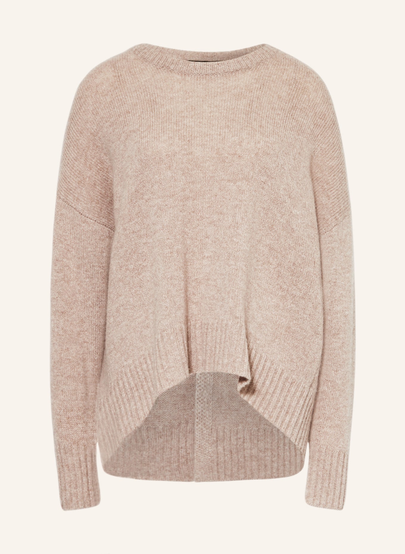 360CASHMERE Oversized sweater MELODY made of cashmere, Color: TAUPE (Image 1)