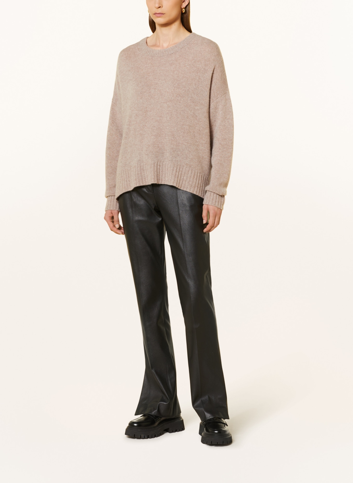 360CASHMERE Oversized sweater MELODY made of cashmere, Color: TAUPE (Image 2)