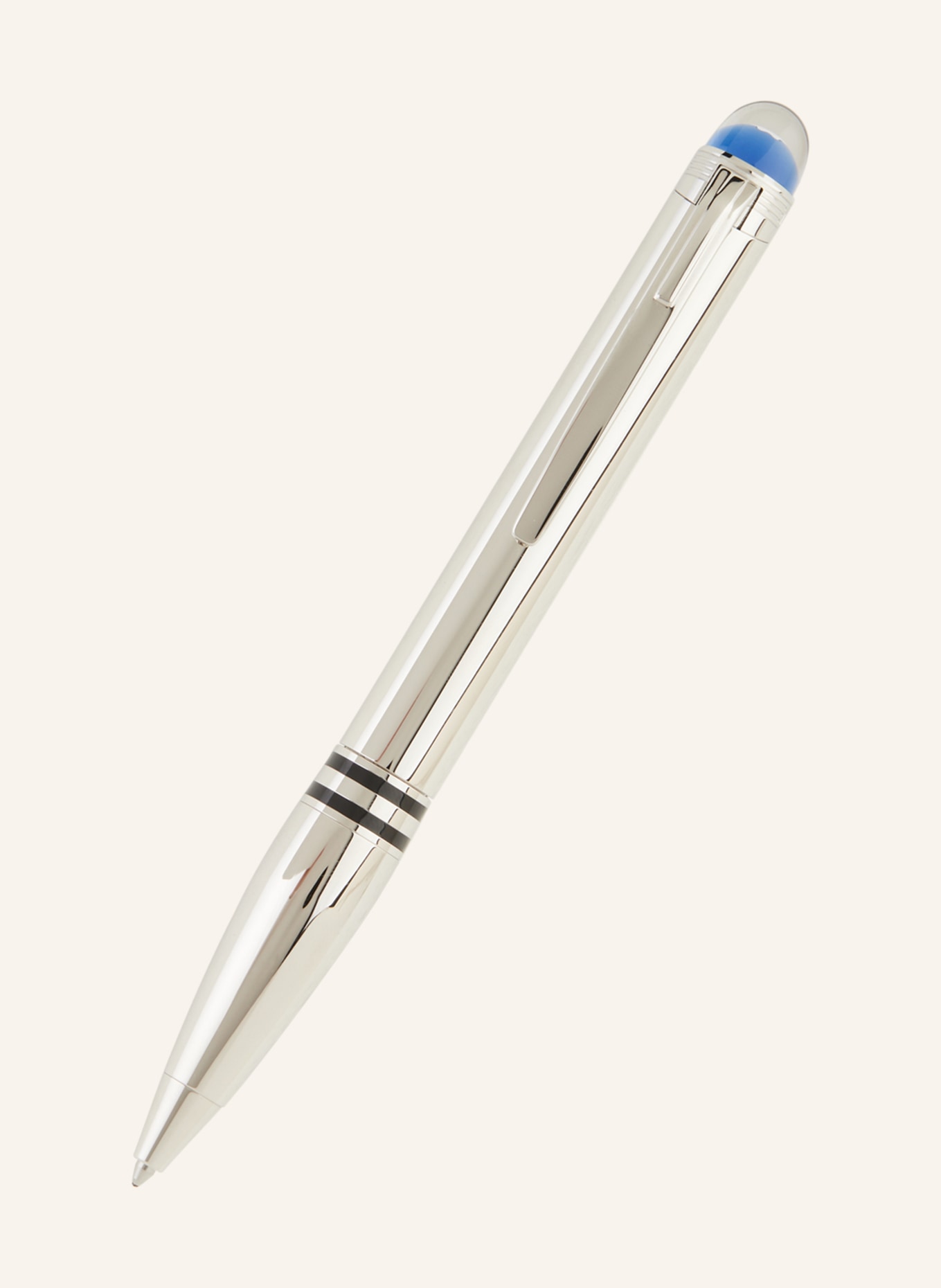 MONTBLANC Długopis obrotowy STARWALKER, Kolor: SREBRNY/ GRANATOWY (Obrazek 1)
