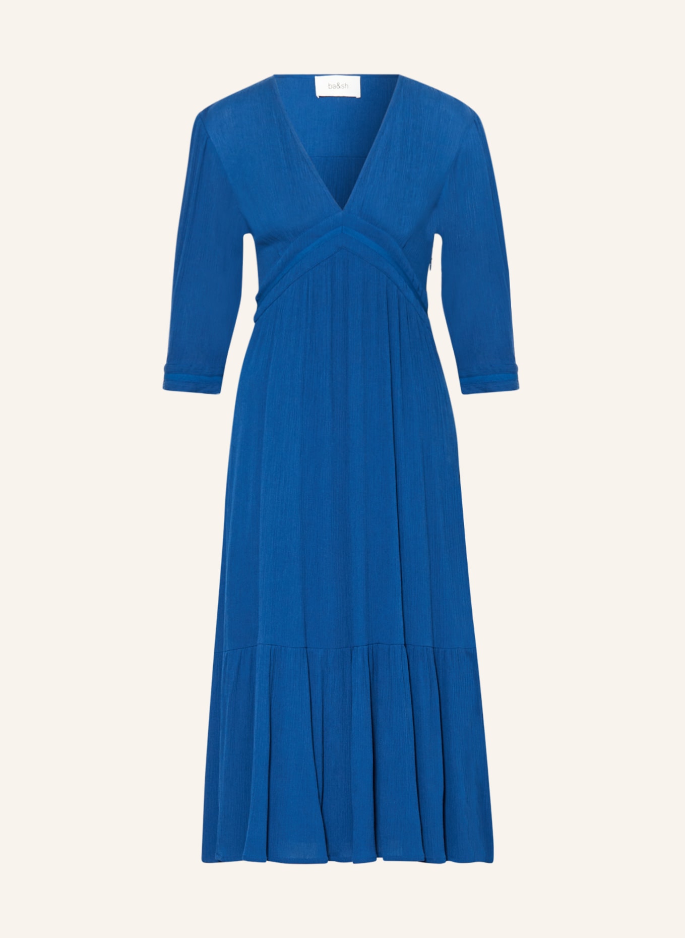 ba&sh Kleid SATURNE mit 3/4-Arm, Farbe: BLAU (Bild 1)