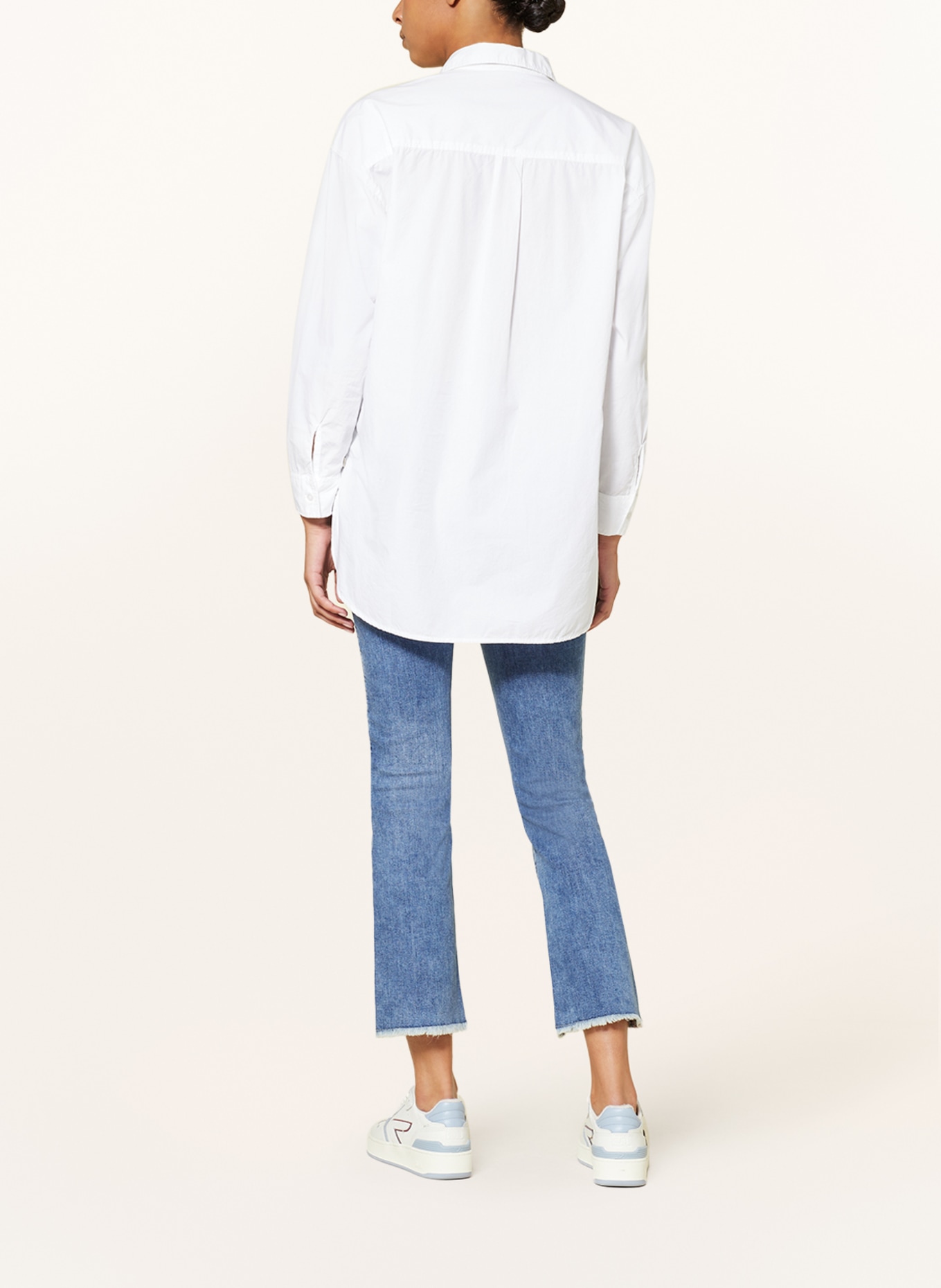 Herrlicher Oversized shirt blouse LELOU, Color: WHITE (Image 3)