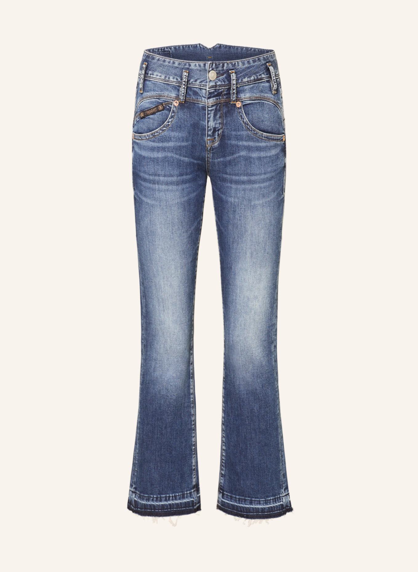 Herrlicher Bootcut Jeans PEARL, Farbe: 957 dolphine (Bild 1)
