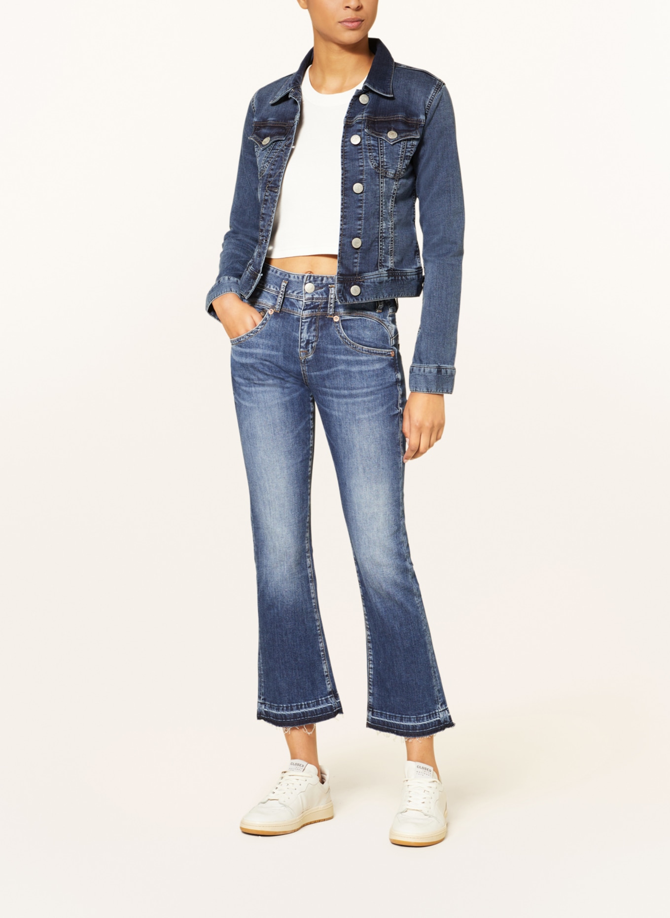 Herrlicher Bootcut jeans PEARL, Color: 957 dolphine (Image 2)