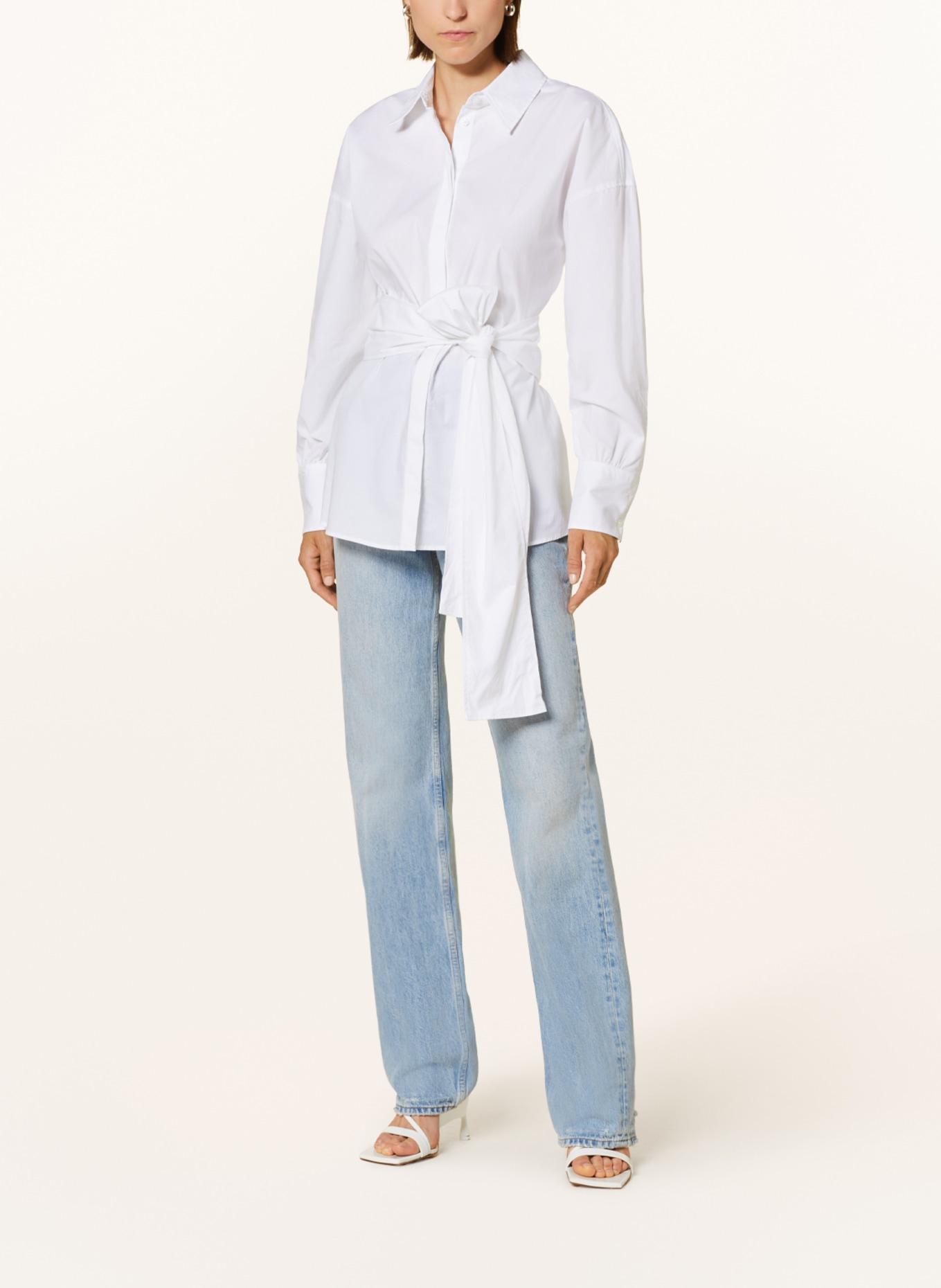 HUGO Shirt blouse EILISHA, Color: WHITE (Image 2)