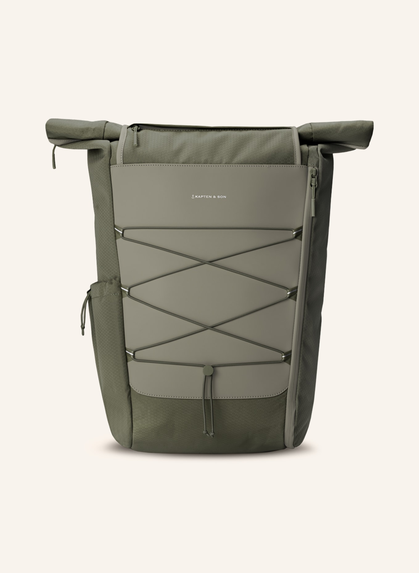 KAPTEN & SON Backpack BANFF 28 l with laptop compartment, Color: KHAKI (Image 1)