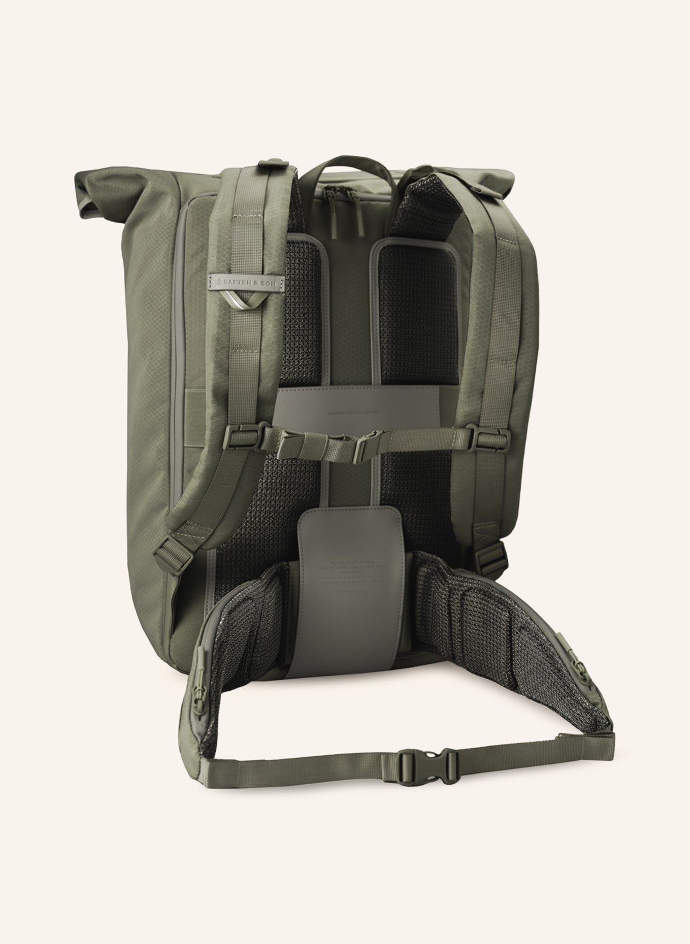 KAPTEN & SON Backpack BANFF 28 l with laptop compartment, Color: KHAKI (Image 3)