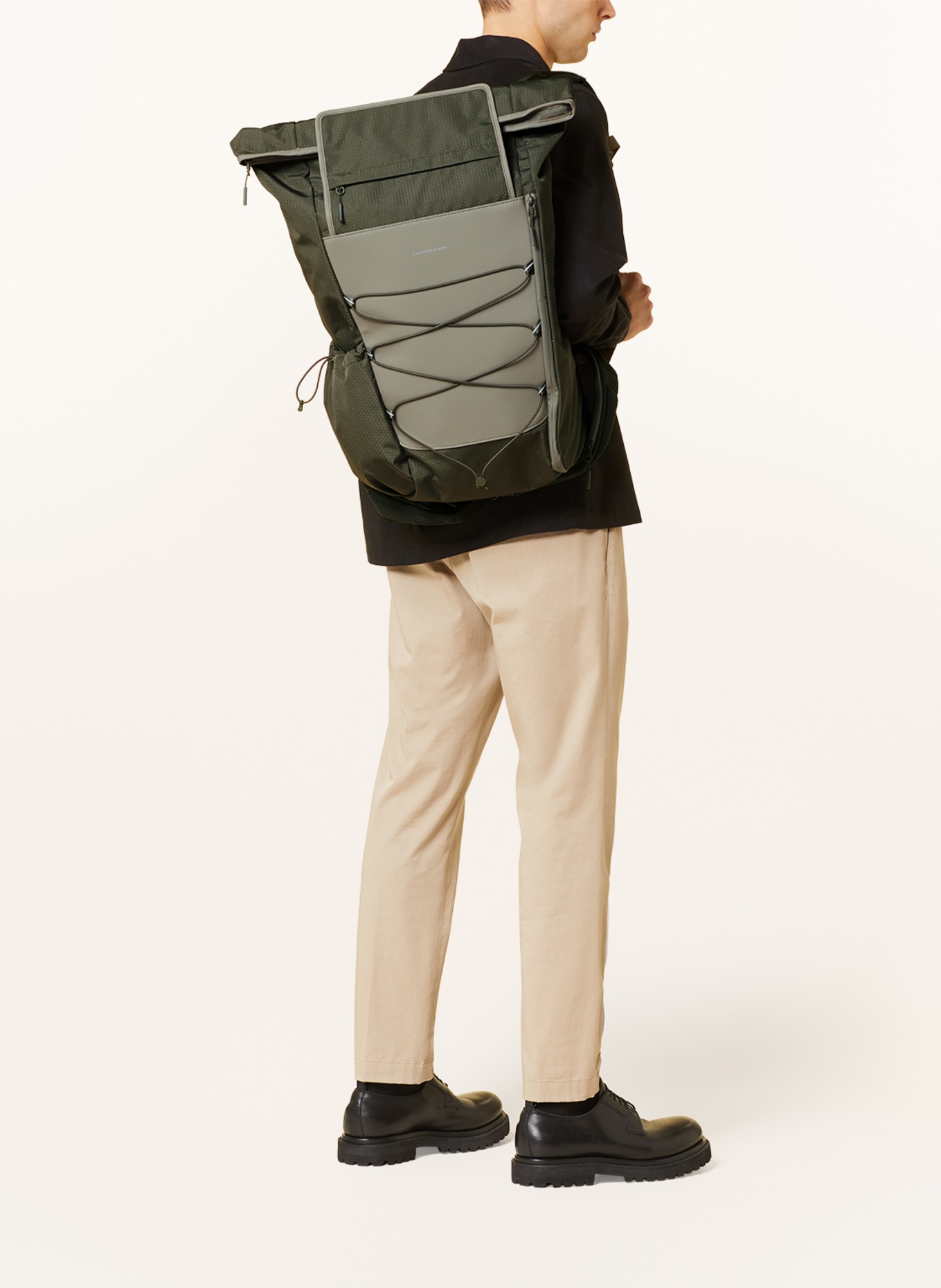 KAPTEN & SON Backpack BANFF 28 l with laptop compartment, Color: KHAKI (Image 8)