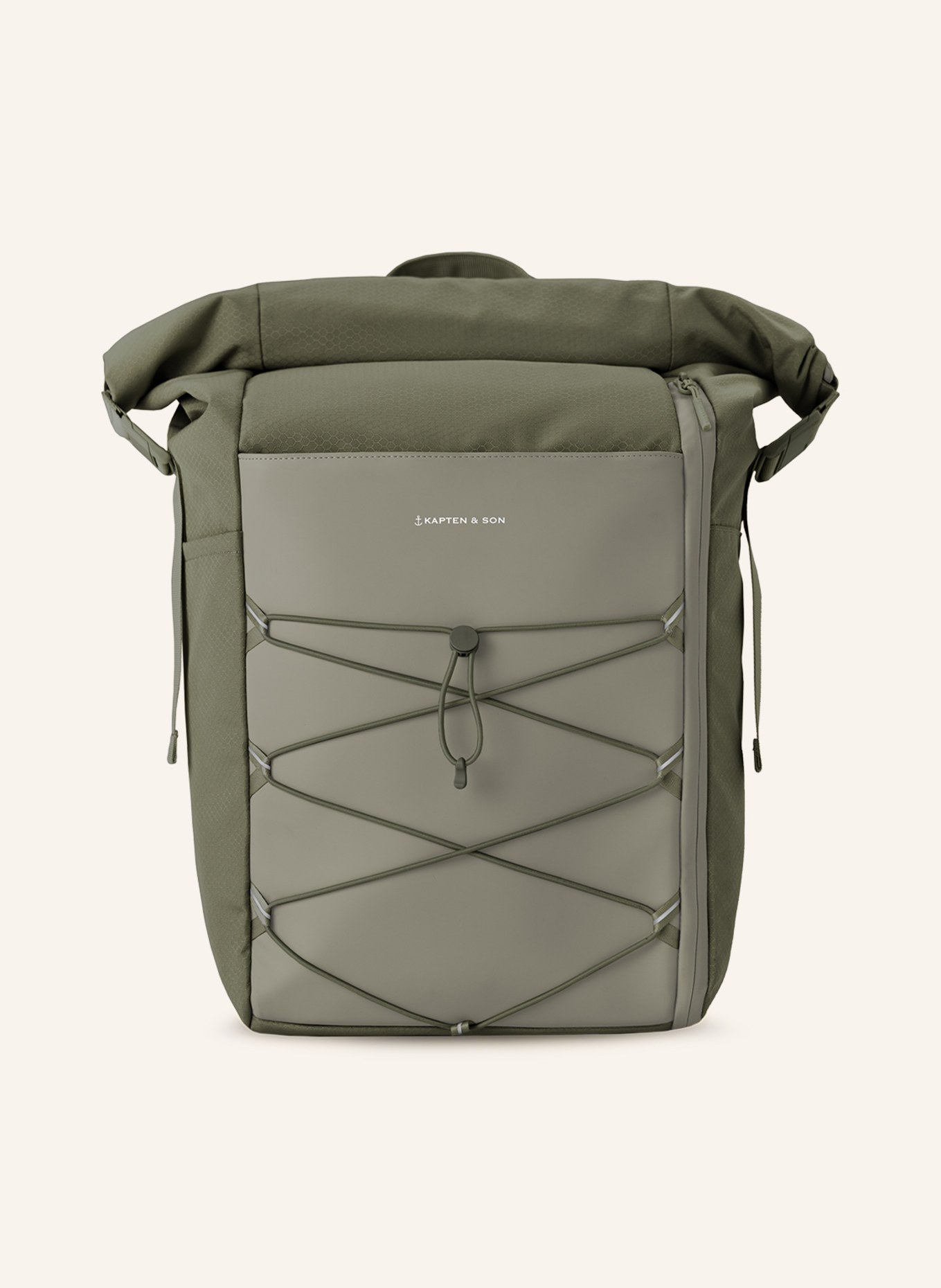 KAPTEN & SON Backpack YOHO 24 l with laptop compartment, Color: OLIVE (Image 1)