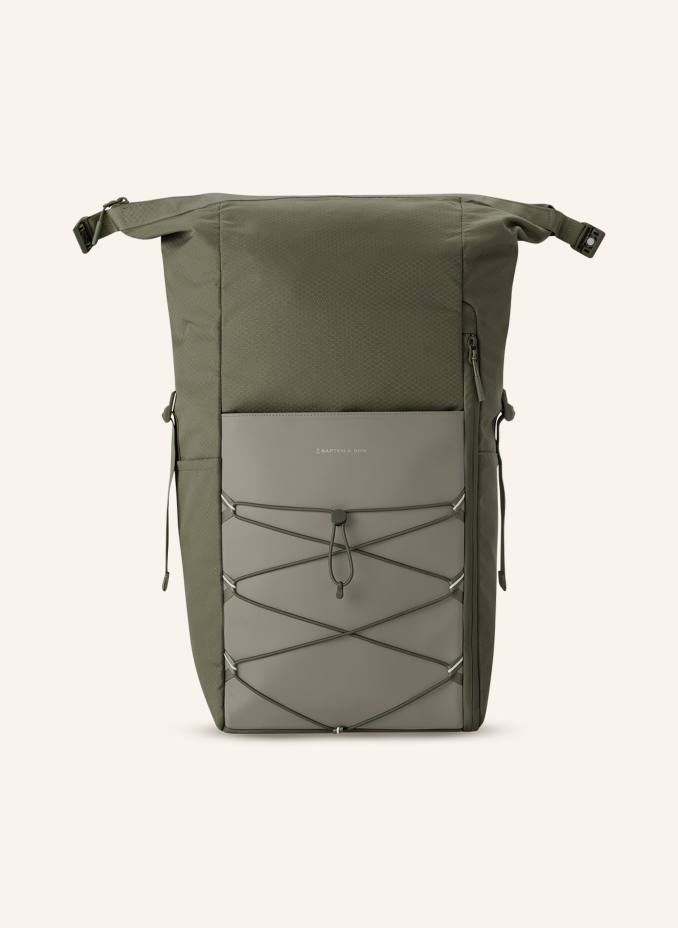 KAPTEN & SON Backpack YOHO 24 l with laptop compartment, Color: OLIVE (Image 2)