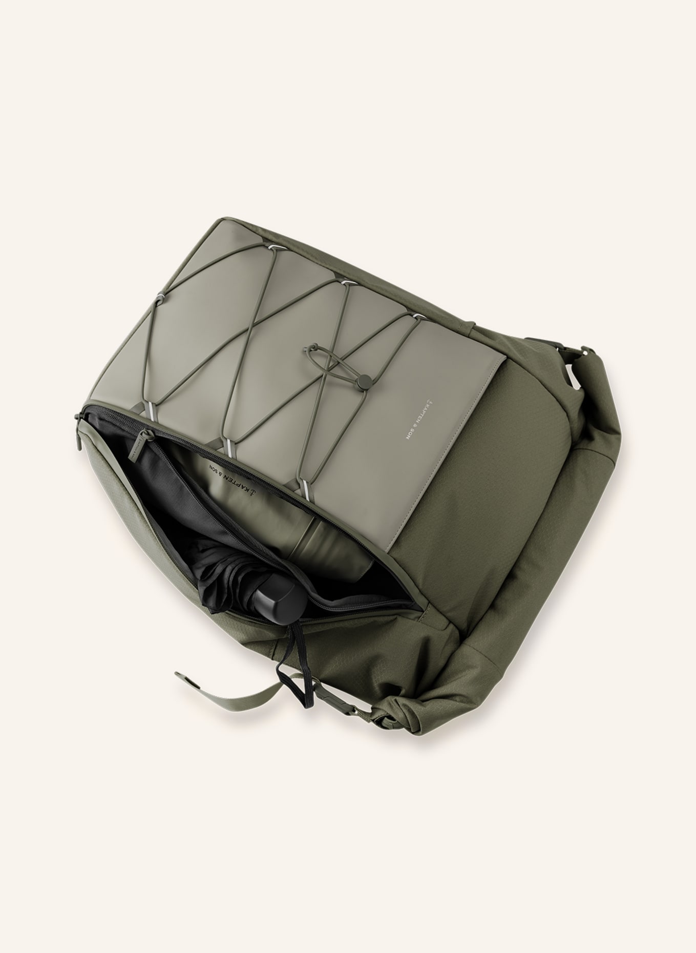 KAPTEN & SON Backpack YOHO 24 l with laptop compartment, Color: OLIVE (Image 5)