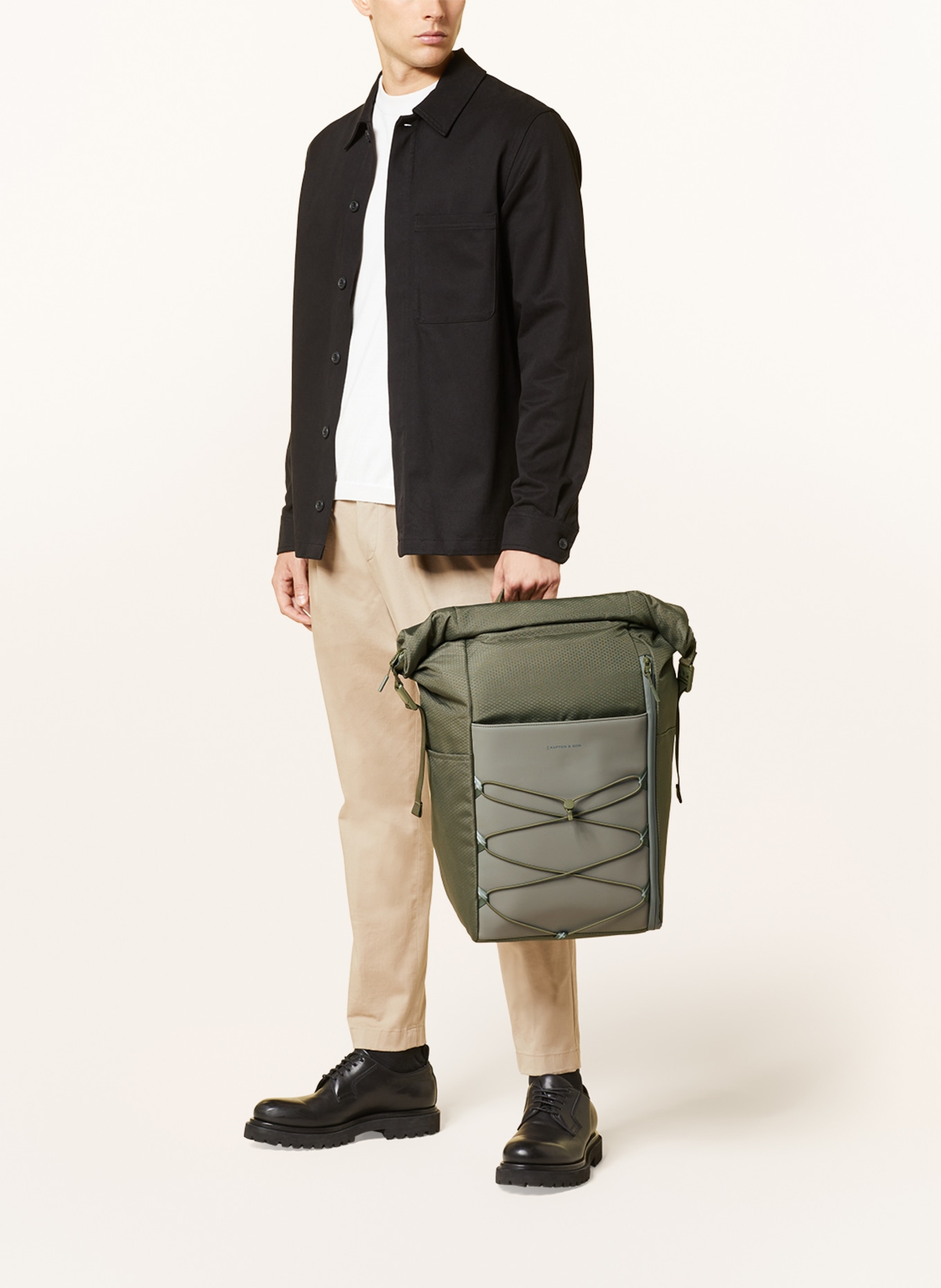 KAPTEN & SON Backpack YOHO 24 l with laptop compartment, Color: OLIVE (Image 7)