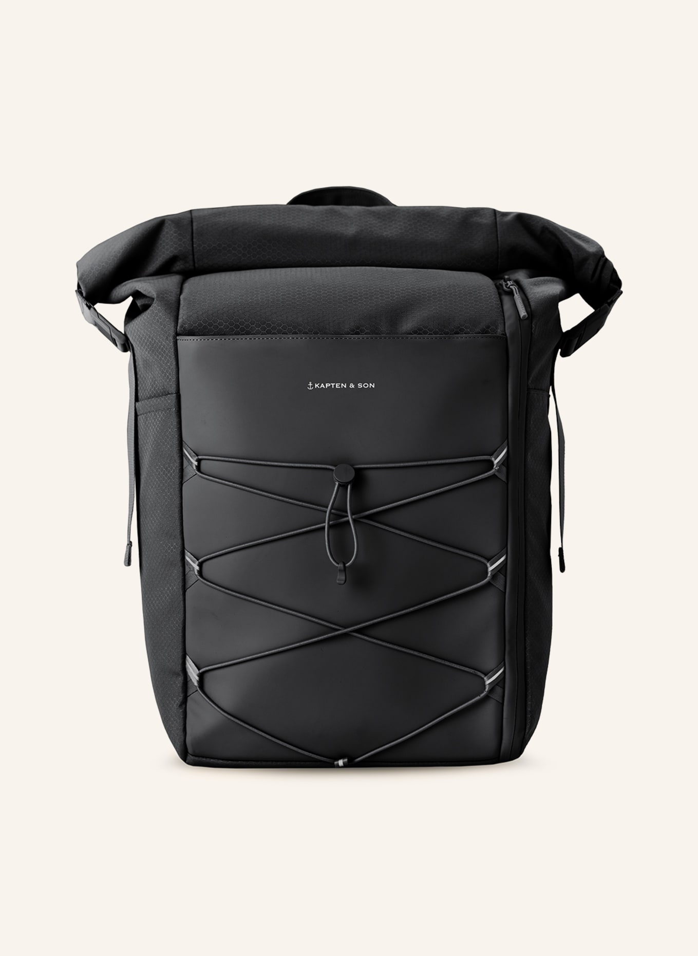 KAPTEN & SON Backpack YOHO 24 l with laptop compartment, Color: BLACK (Image 1)