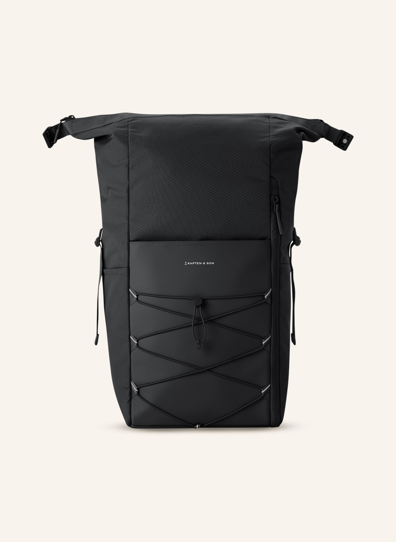 KAPTEN & SON Backpack YOHO 24 l with laptop compartment, Color: BLACK (Image 2)