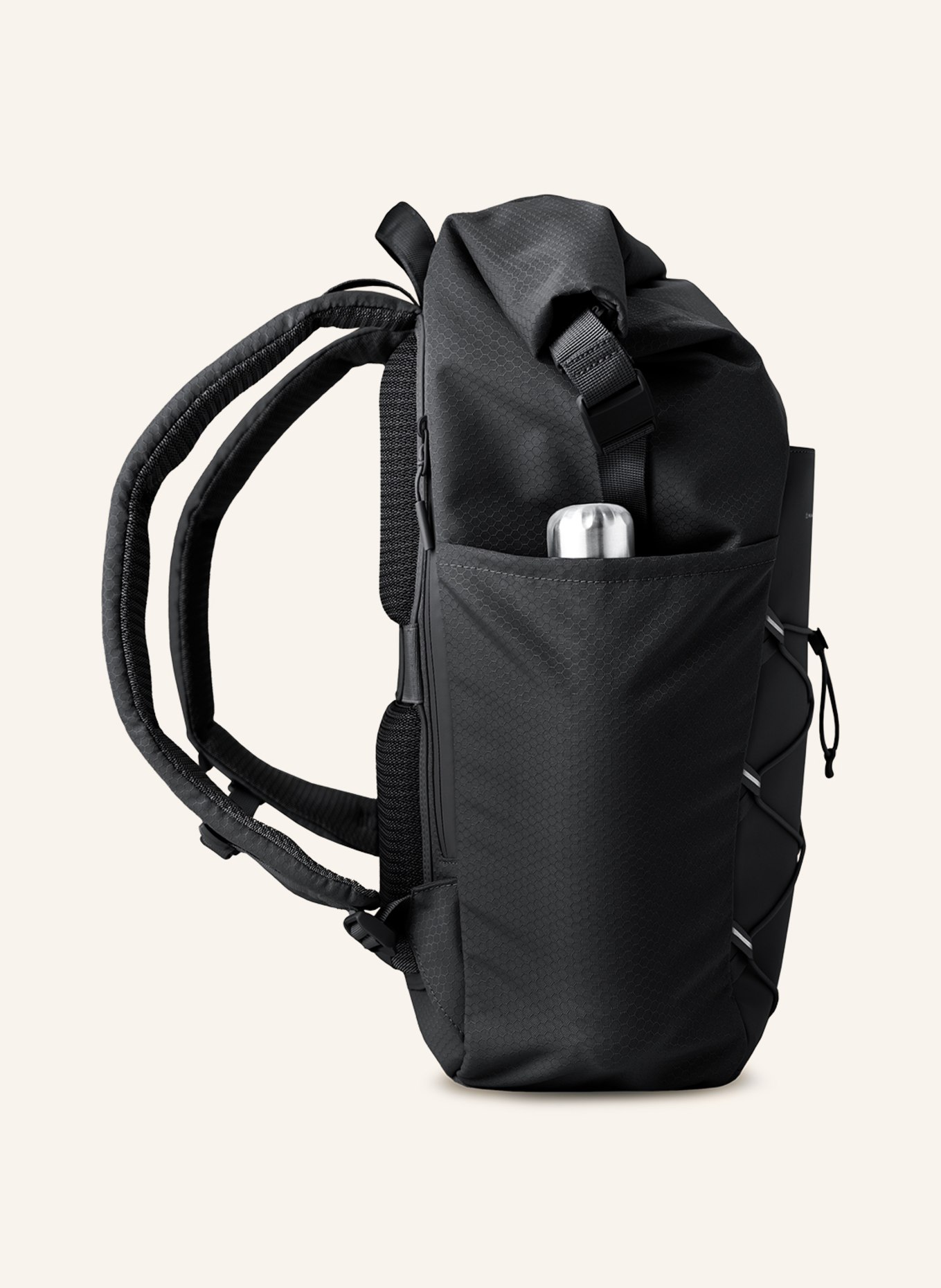 KAPTEN & SON Backpack YOHO 24 l with laptop compartment, Color: BLACK (Image 4)