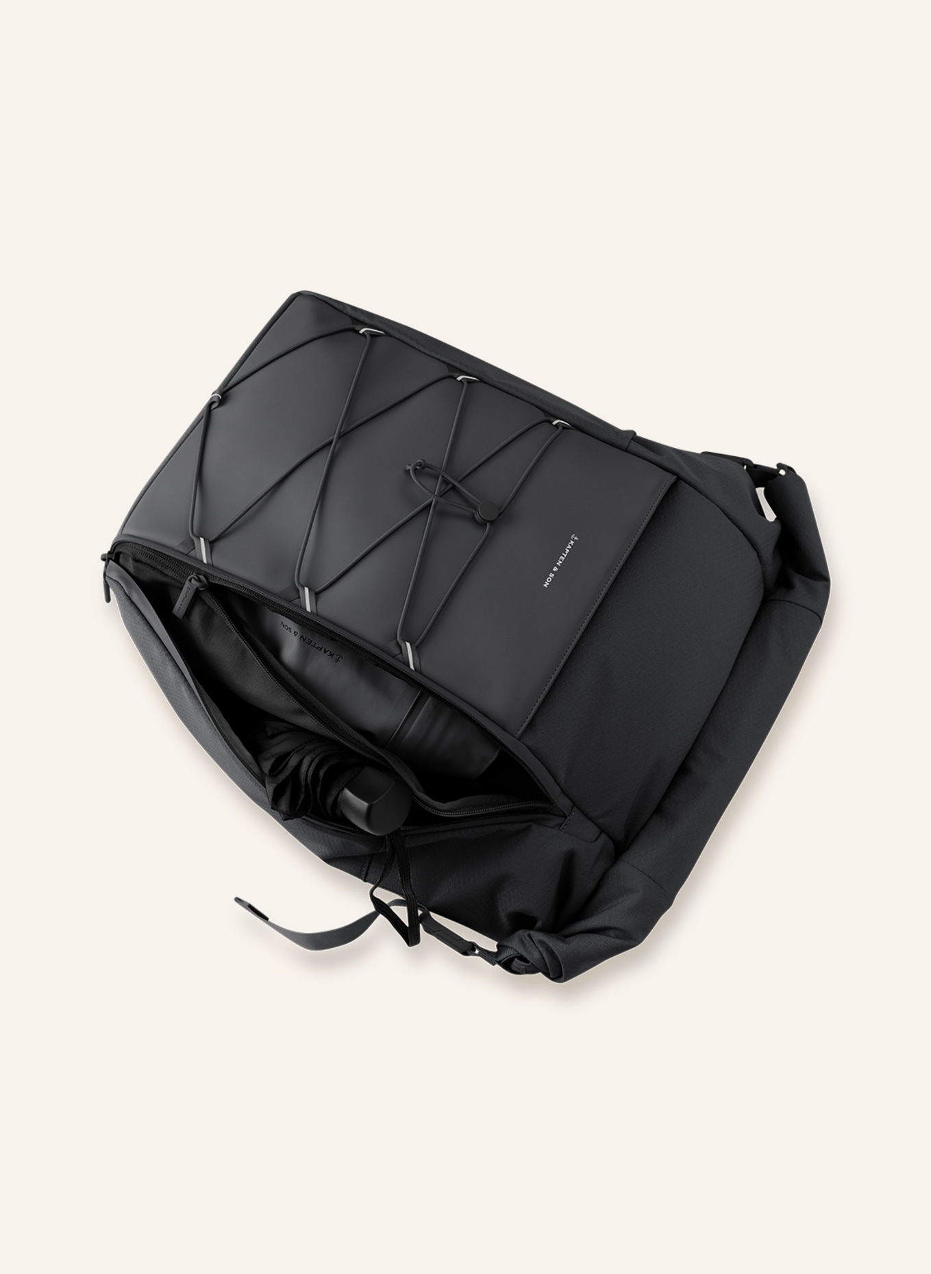 KAPTEN & SON Backpack YOHO 24 l with laptop compartment, Color: BLACK (Image 5)