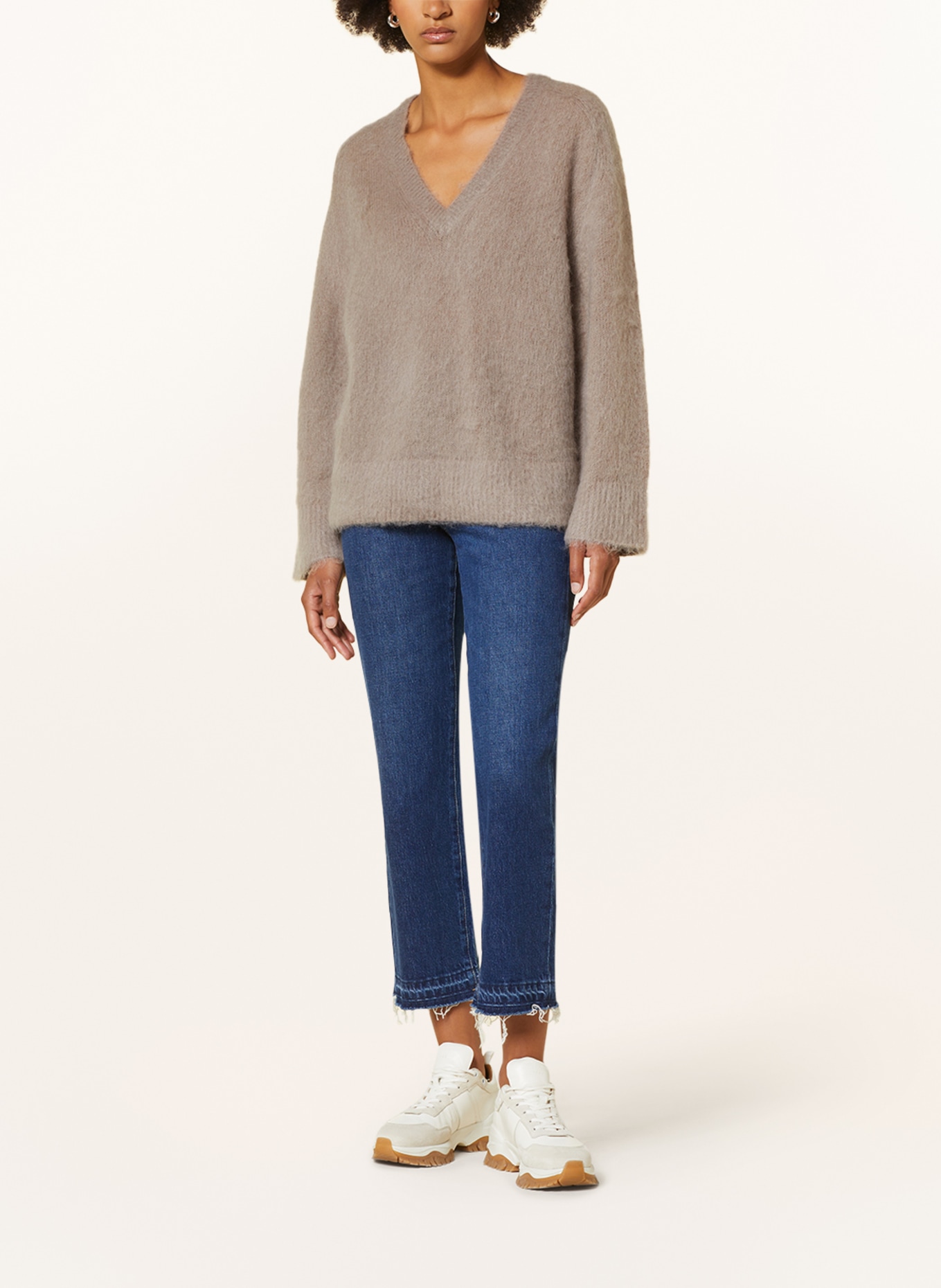 Marc O'Polo Sweater with mohair, Color: TAUPE (Image 2)